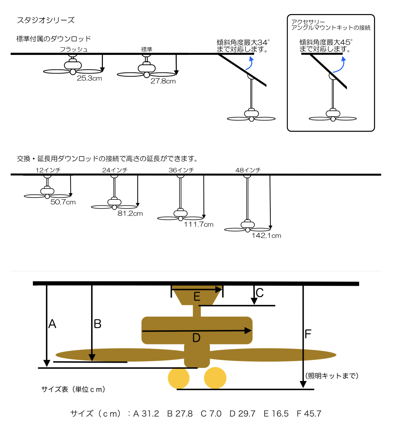 スタジオシリーズ 照明キット無【壁コントローラ付】 - 画像3