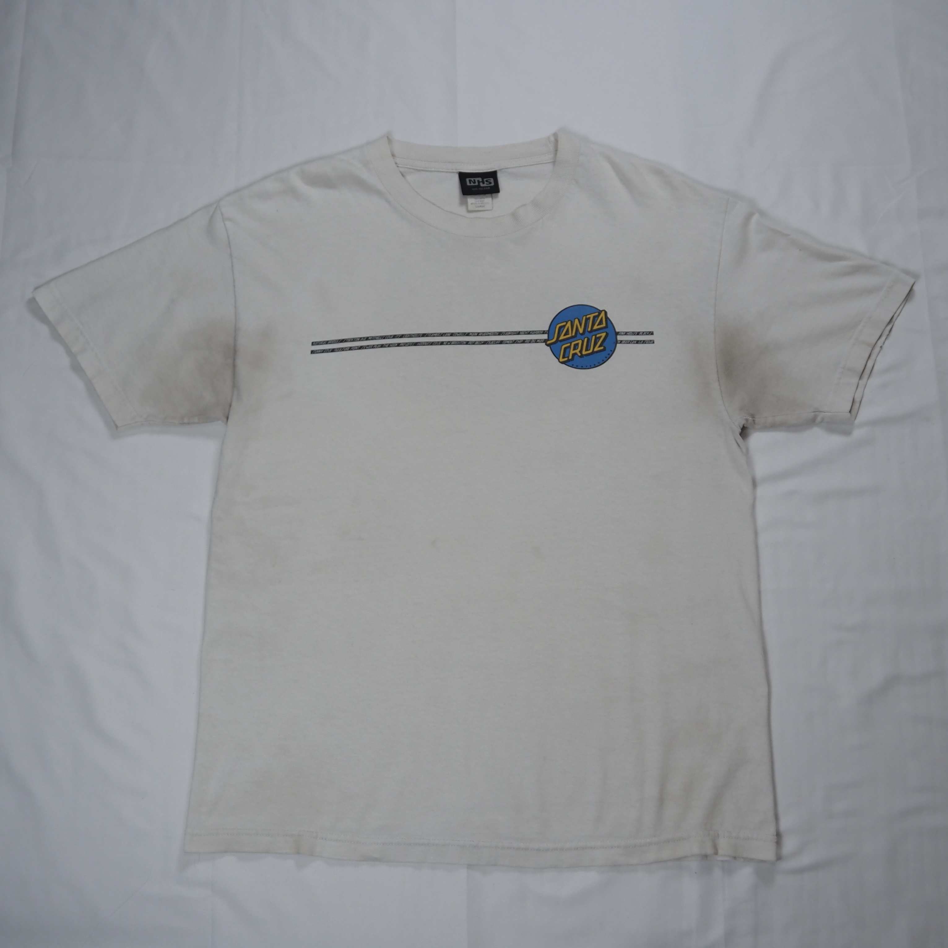 00’s NHS サンタクルーズ Tシャツ Lサイズ の画像 11