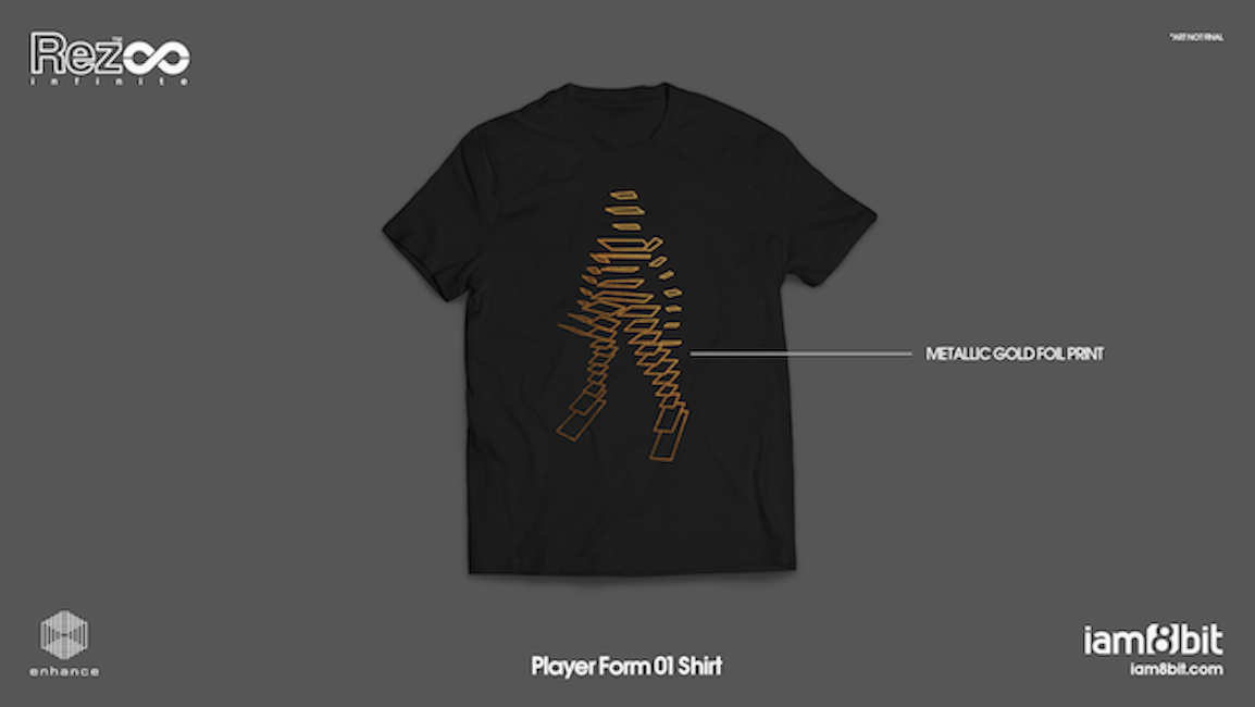 【Rez Infinite】Tシャツ(Level 01 Player Form) - 画像2