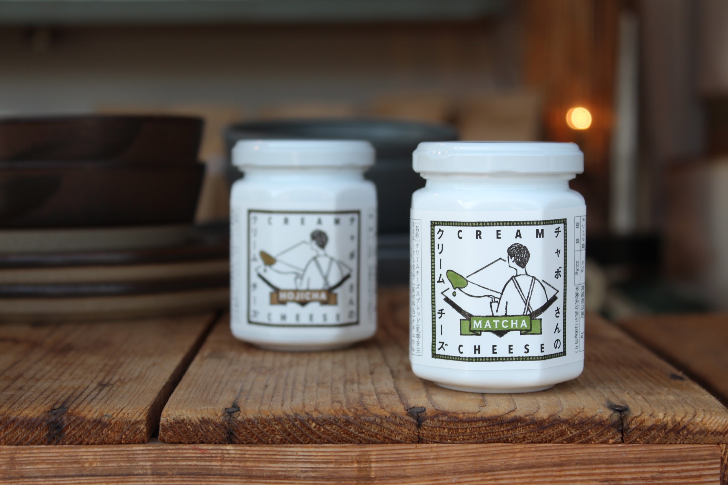 チャボさんのクリームチーズ チャボさんのお茶