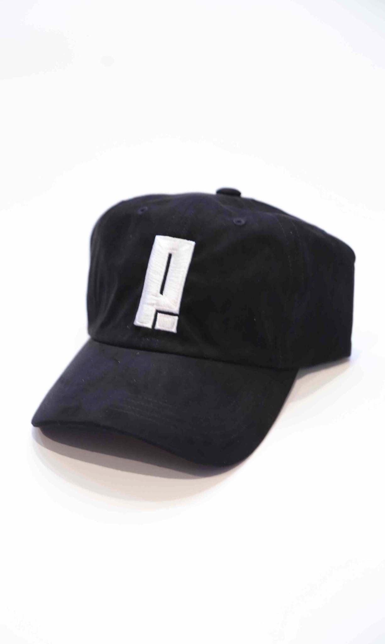 white suede cap