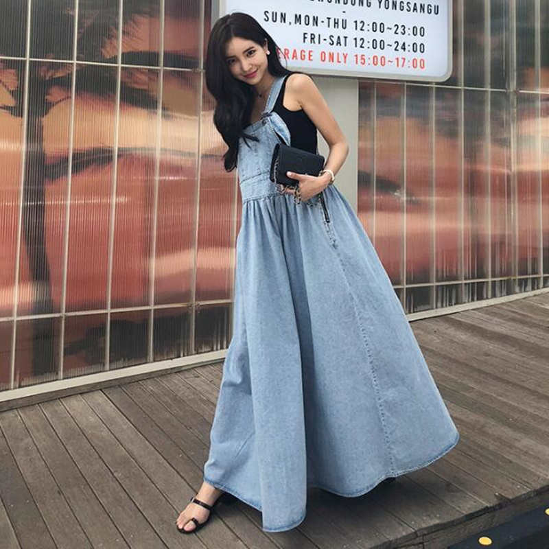 サロペット スカート デニム ワンピース レディース 夏 ロング マキシ丈 Ol ママ 通勤服 通学服 デート 女子会 ママ会 リゾート 10代 代 30代 40代 50代 韓国の可愛いレディースアパレルのセレクトショップ Kilalion キラリオン