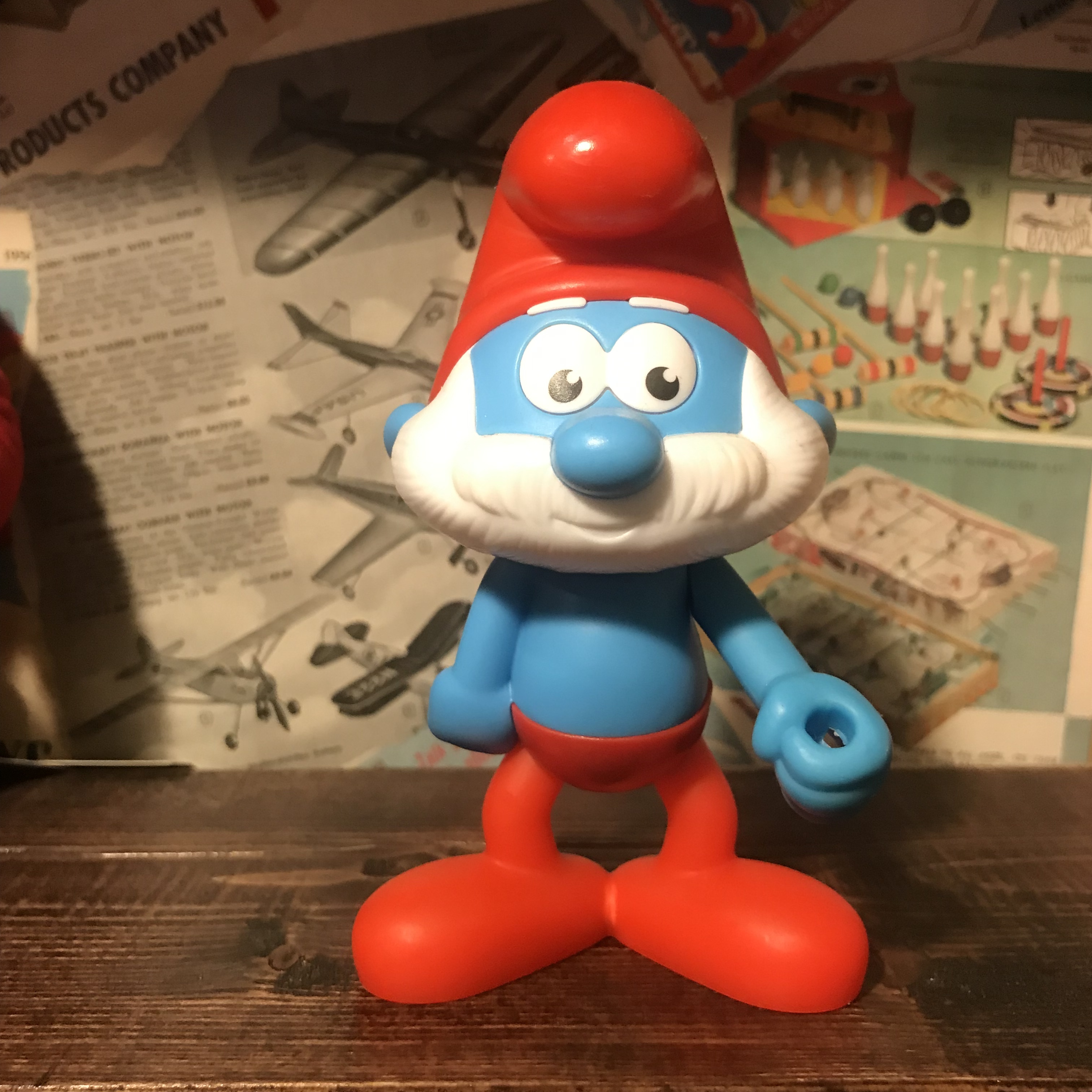 パパスマーフ Burger King ミールトイ スマーフ Toys A パパスマーフ Burger King ミールトイ スマーフ Toys A