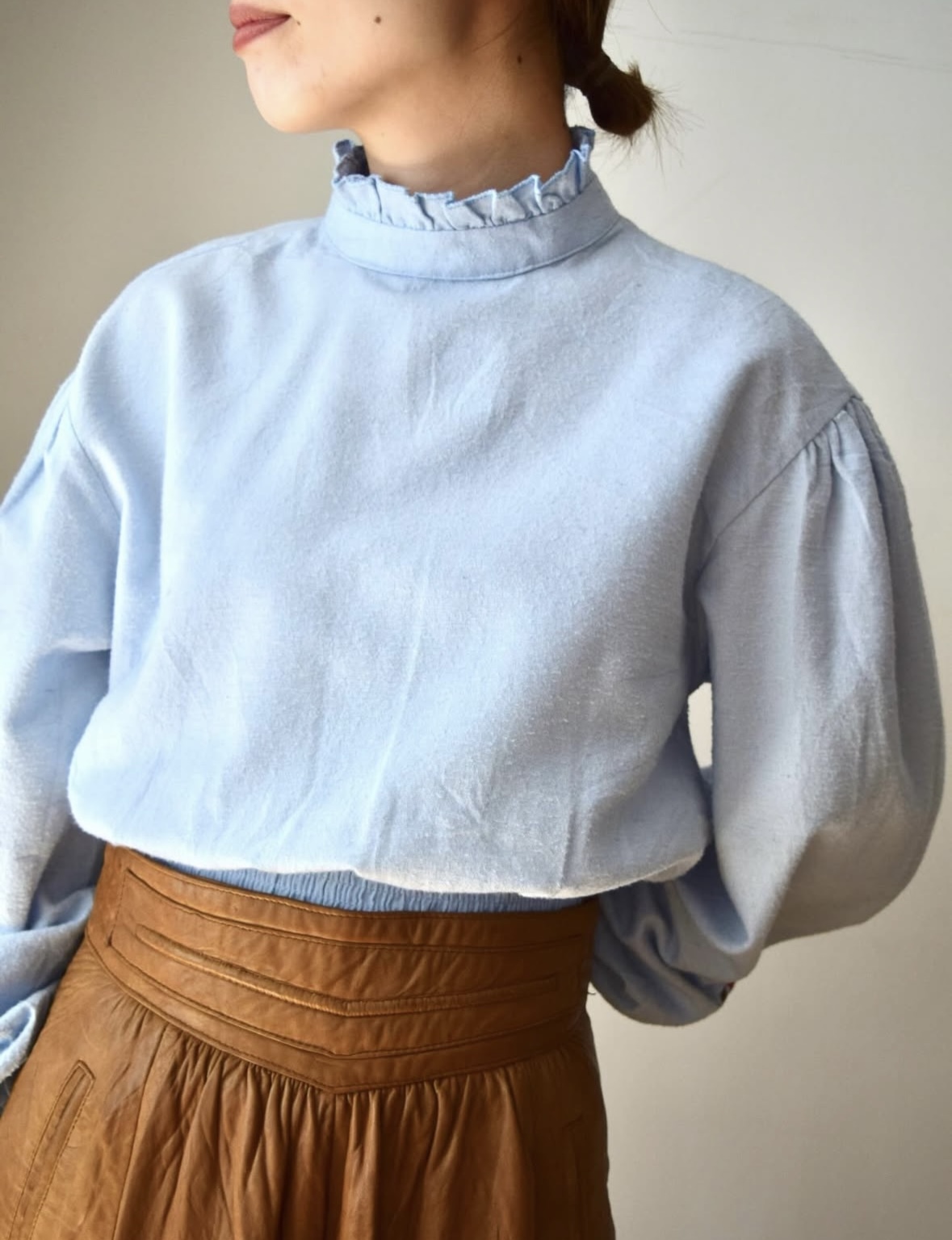 Embroidery frill blouse の画像 5