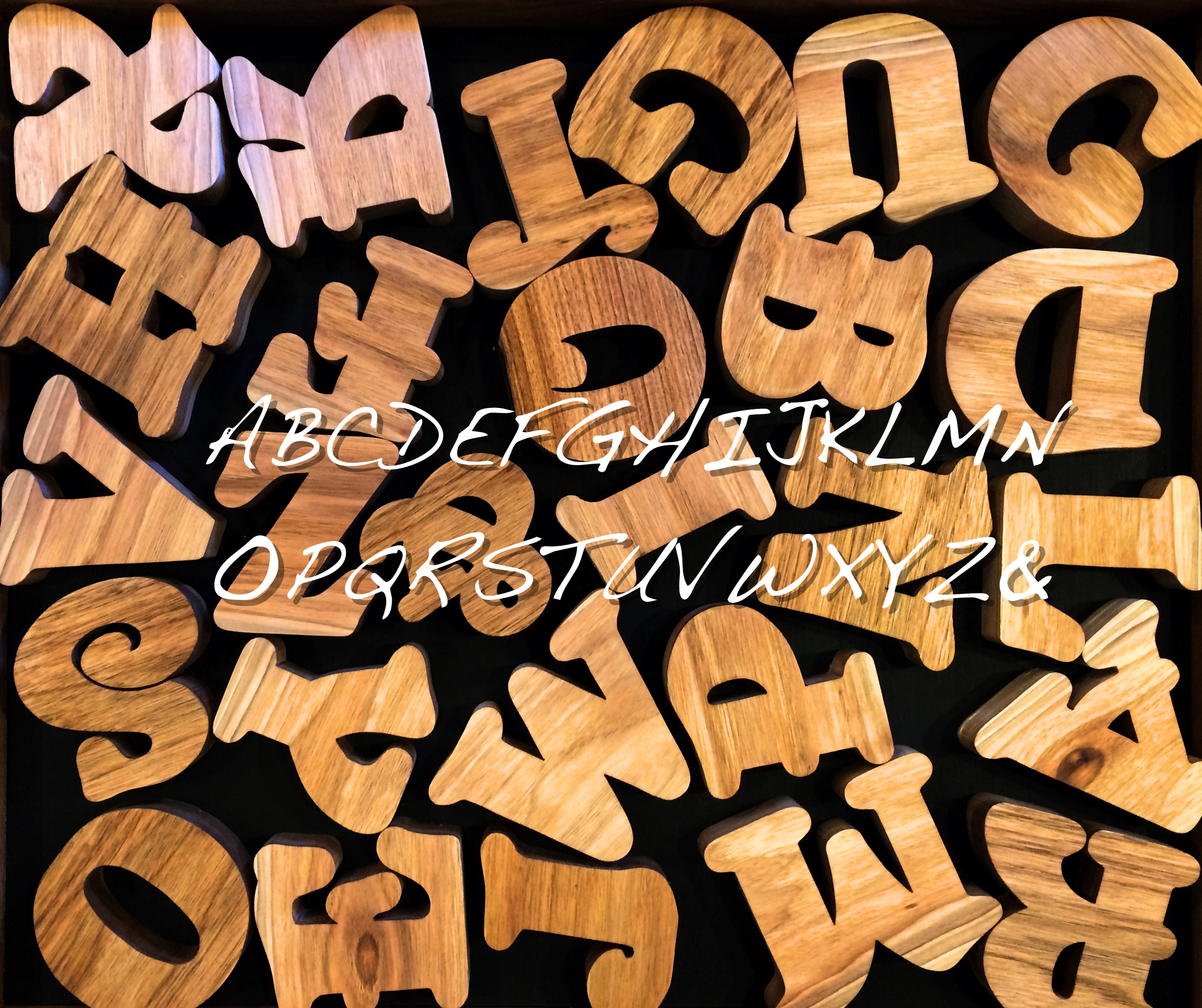 くるみのイニシャルウッド アルファベットオブジェ 100 Favorito