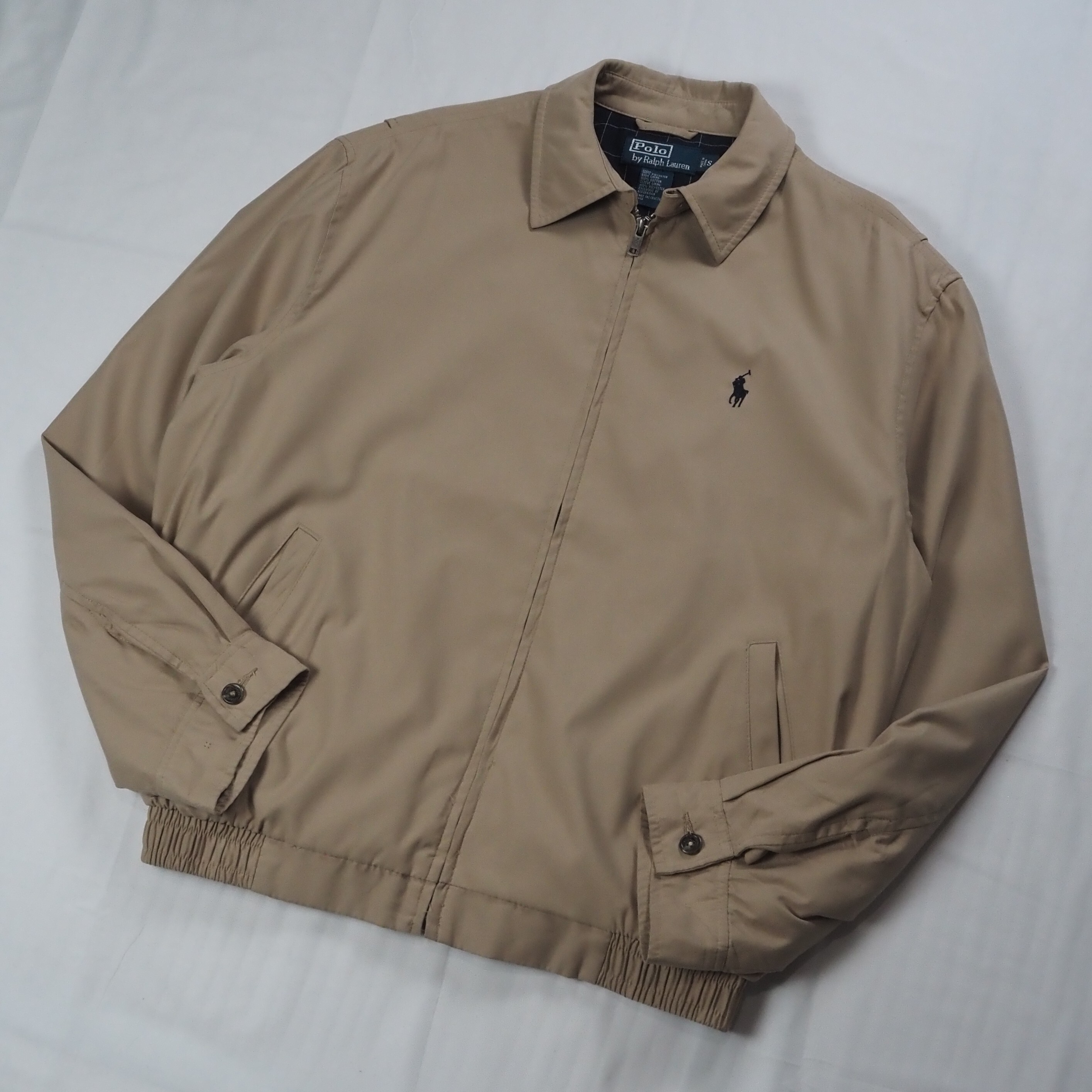 90's Ralph Lauren スイングトップ ベージュ Sサイズ の画像 3
