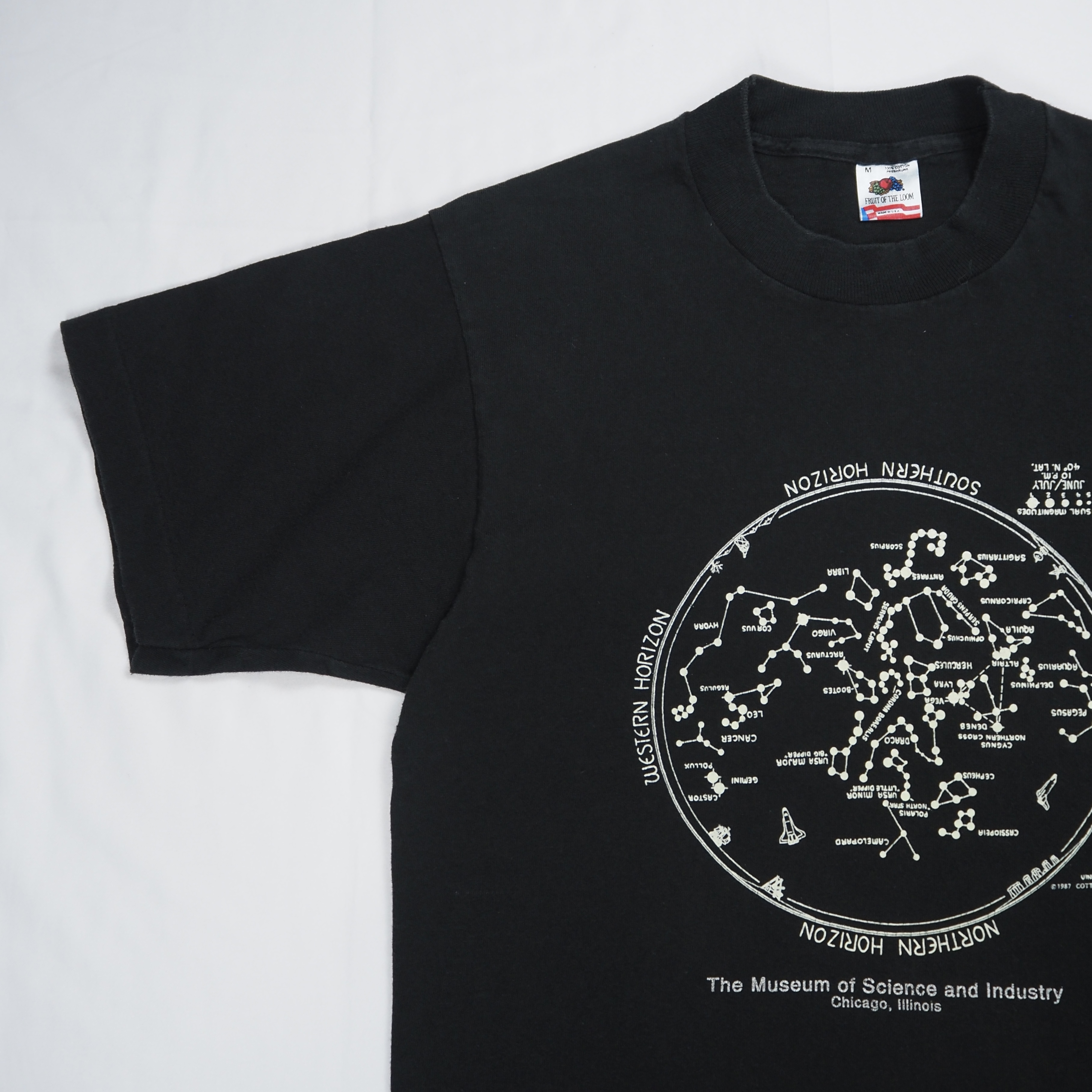 90’s フルーツタグ 星座Tシャツ Mサイズ ブラック の画像 6