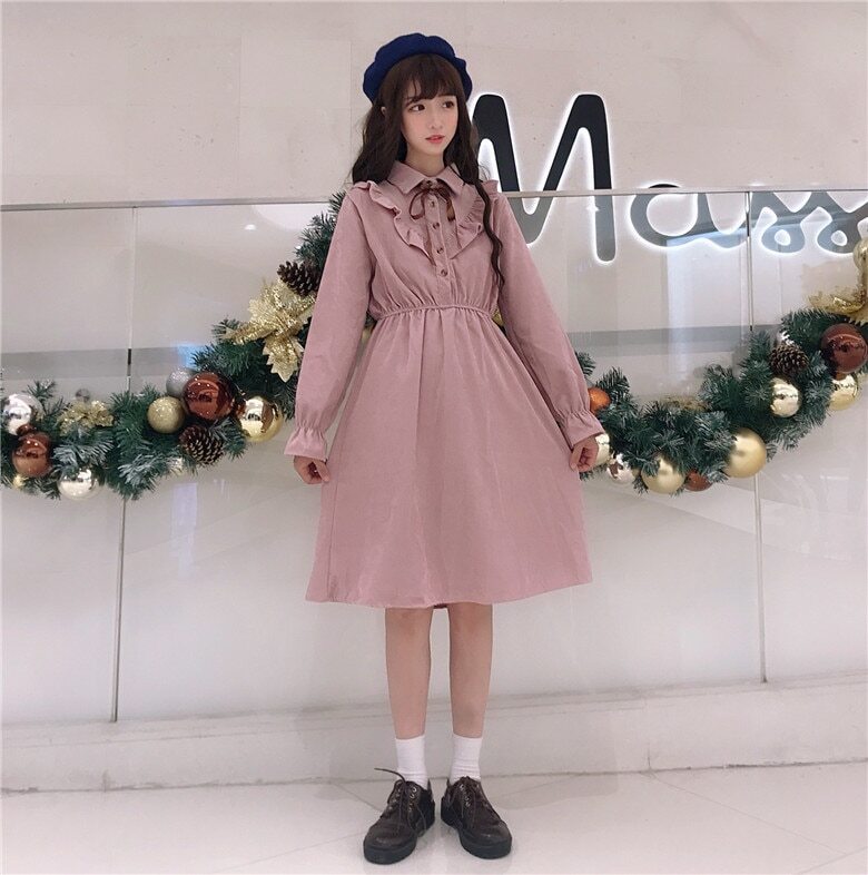 M0072 ロリータワンピース 夢可愛い 学院風 Pink Magicspice M0072 ロリータワンピース 夢可愛い 学院風 Pink Magicspice