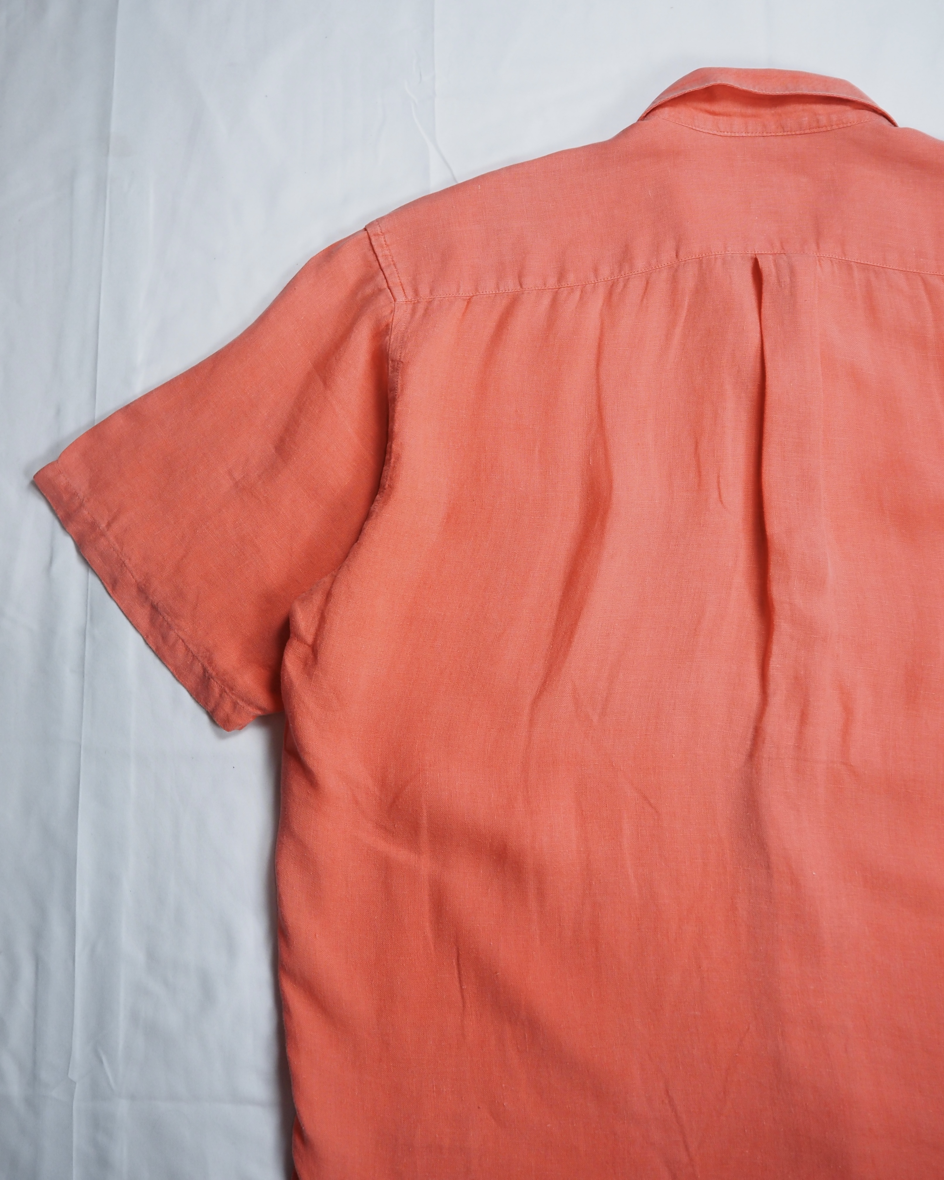 90’s Banana Republic シルクシャツ ピンク XL の画像 12