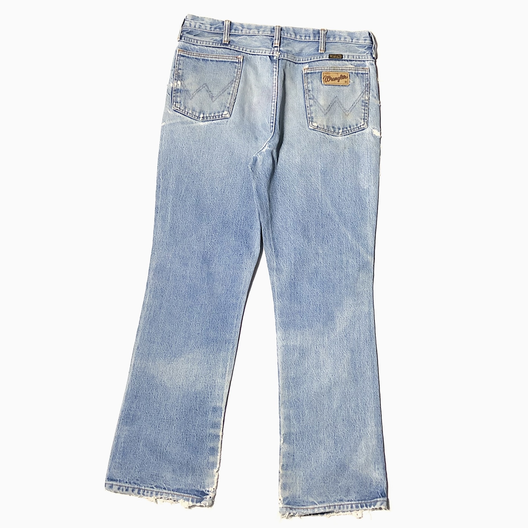 Vintage 80's【Wrangler】945NAV Grunge Denim Pants の画像 2