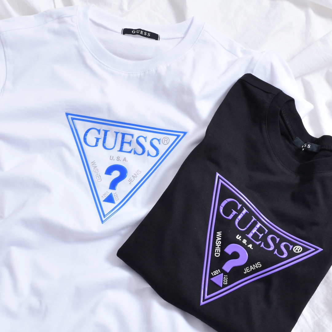 Guess 21s S 立体ロゴtシャツ Volcan Aphrodite