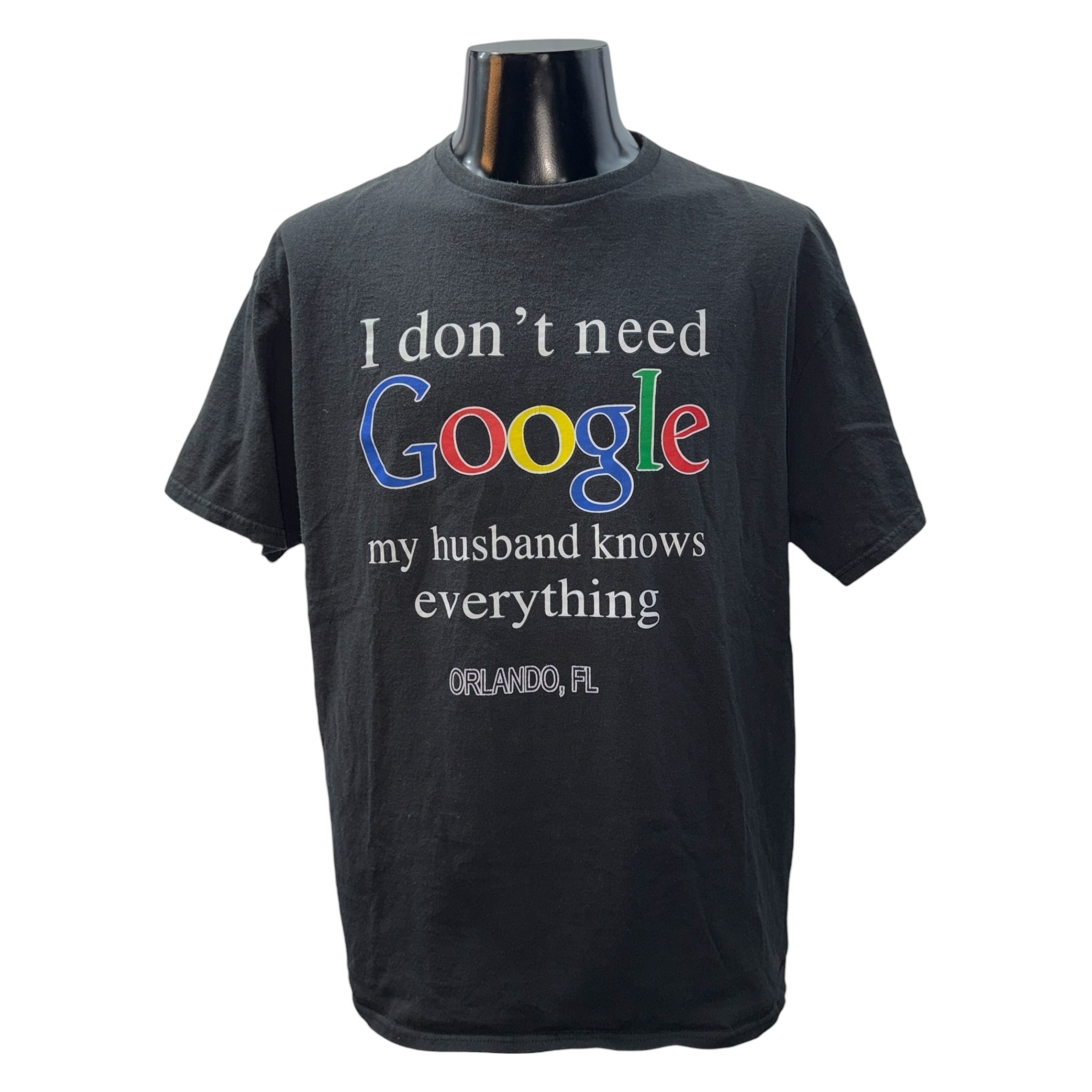 【I Don’t Need Google】アイドントニードグーグル Tシャツ