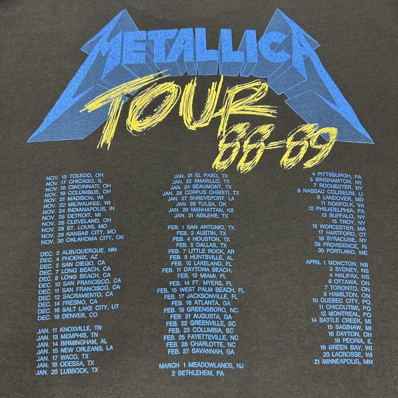 80s Metallica “…And Justice For All” Vintage Band T-Shirt XL の画像 6