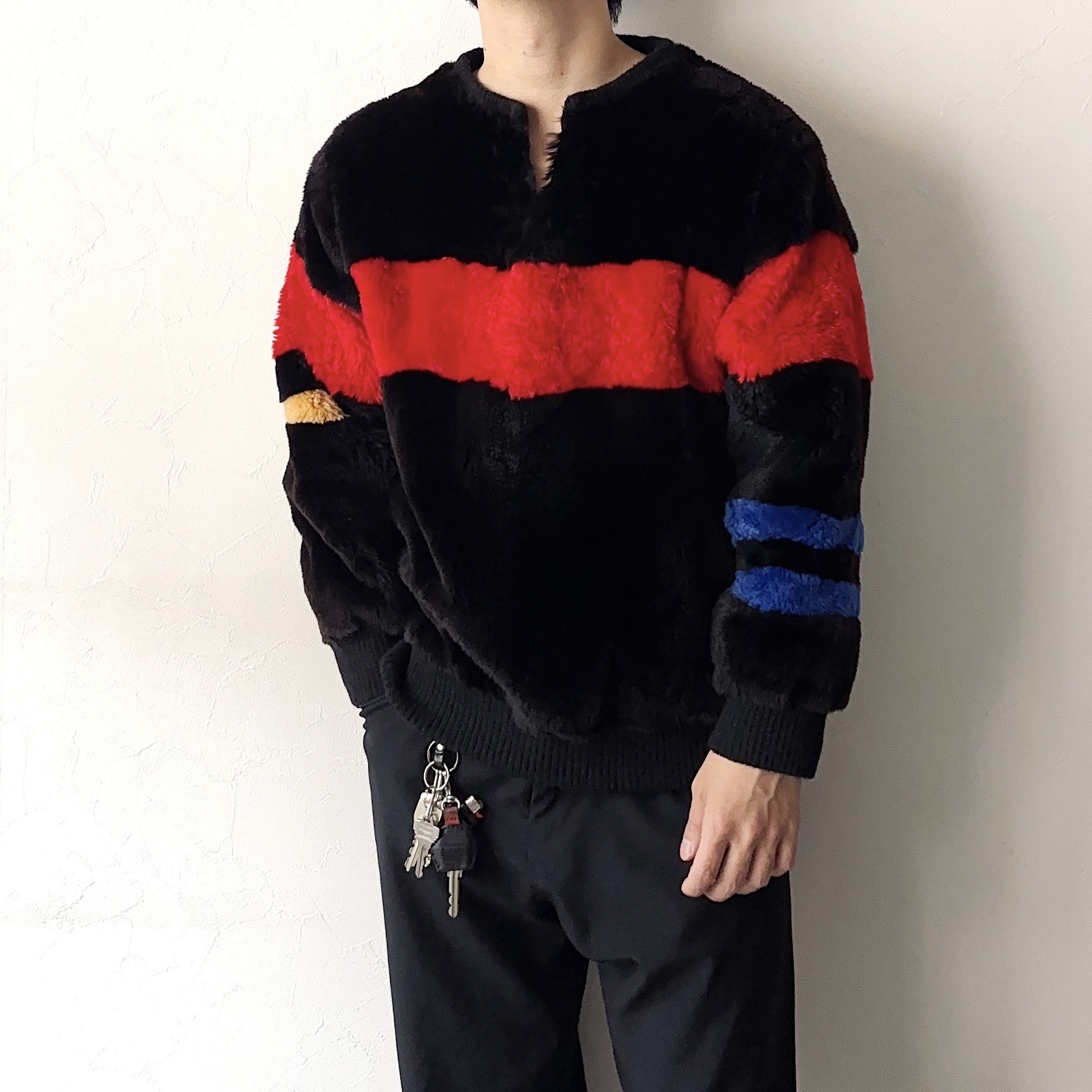 Vintage 80～90's【Ralph Lauren】Pullover Fur Jacket の画像 3