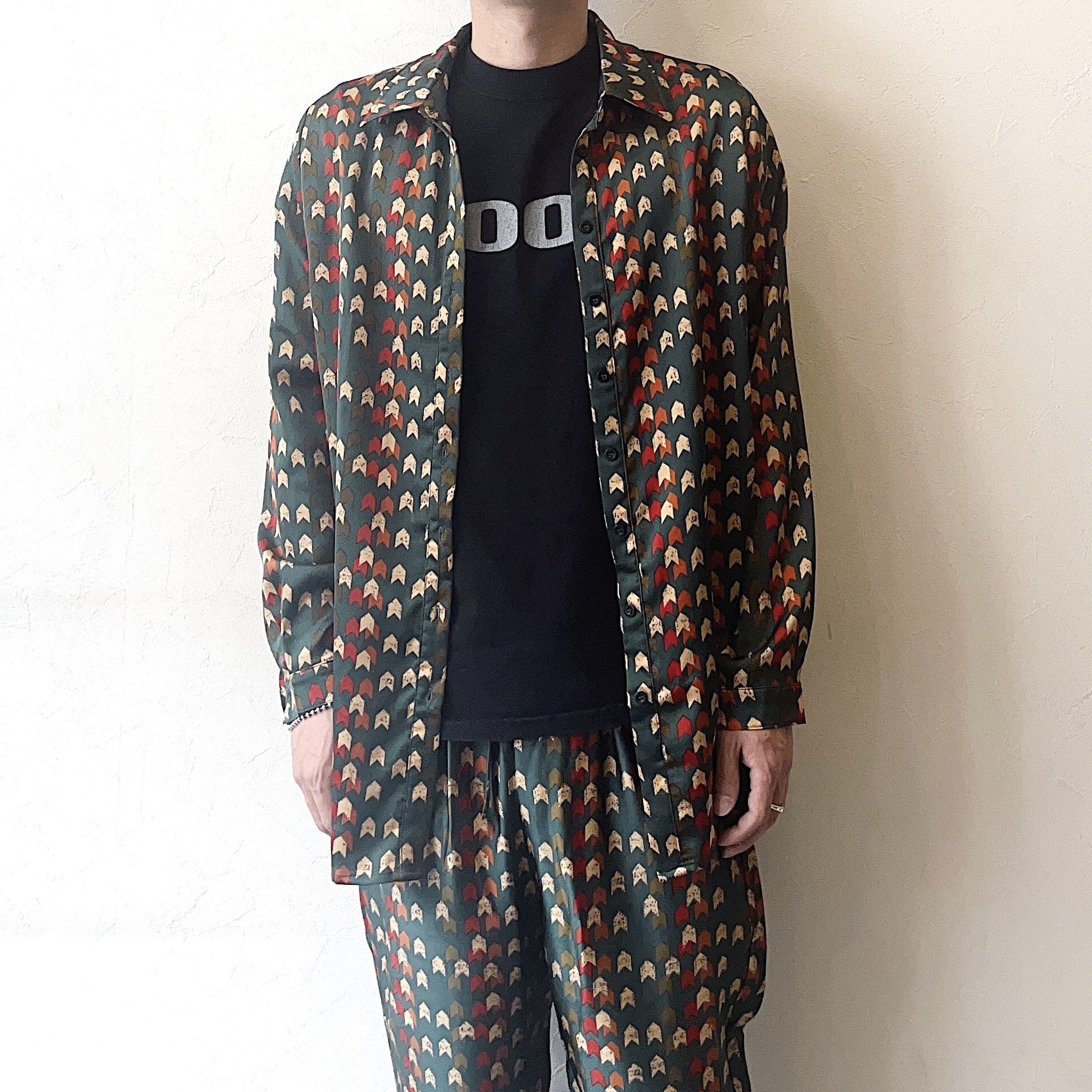 Vintage Patterned  Pajama Set-up の画像 6