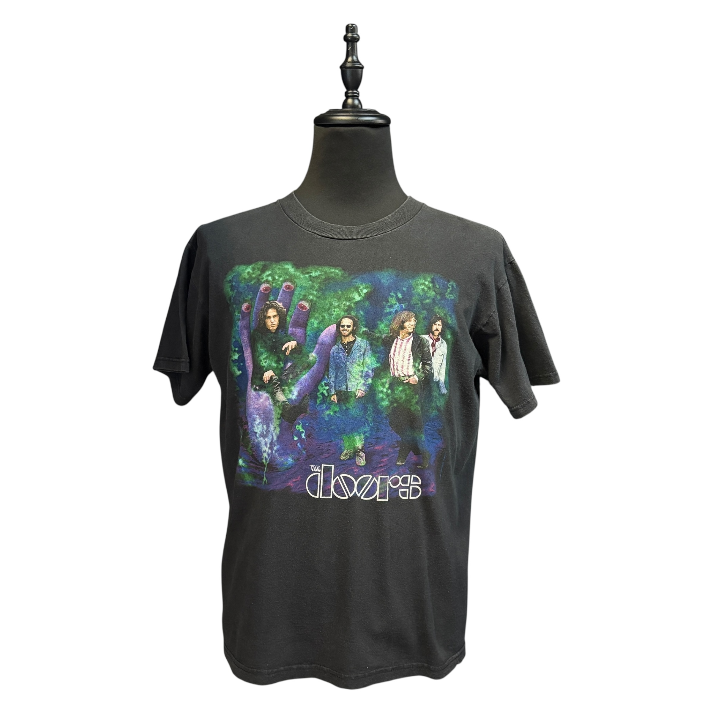 【THE DOORS】ドアーズ psychedelic hand 90’s Vintage Tシャツ L