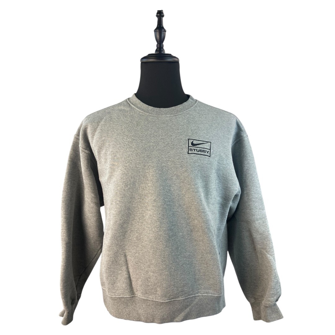 【NIKE × STUSSY】ナイキ × ステューシー コラボレーショントレーナー（グレー）M