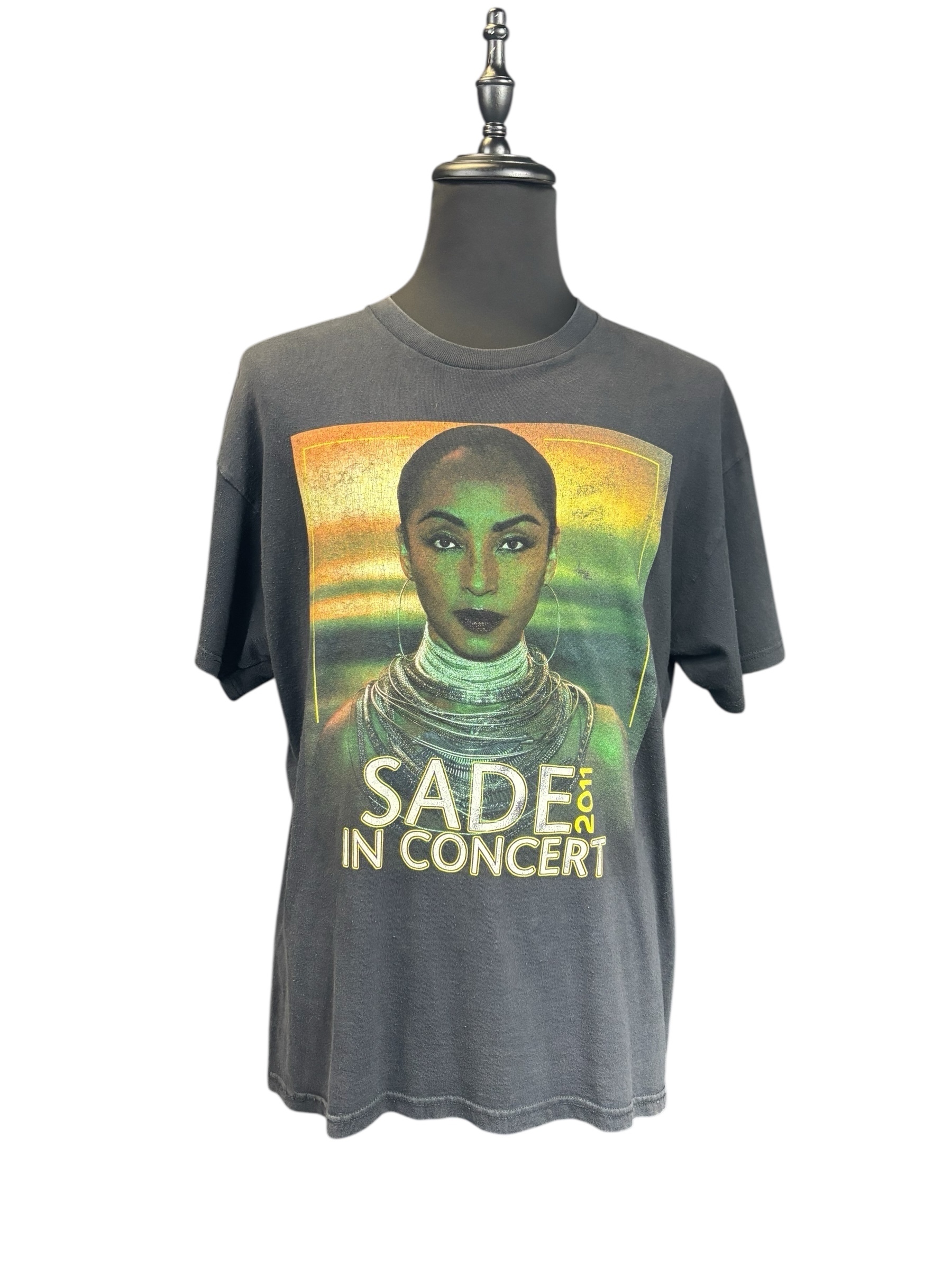 【SADE】シャーデー 2011 IN CONCERT WITH JOHN LEGEND 00s Vintage Tシャツ XL相当