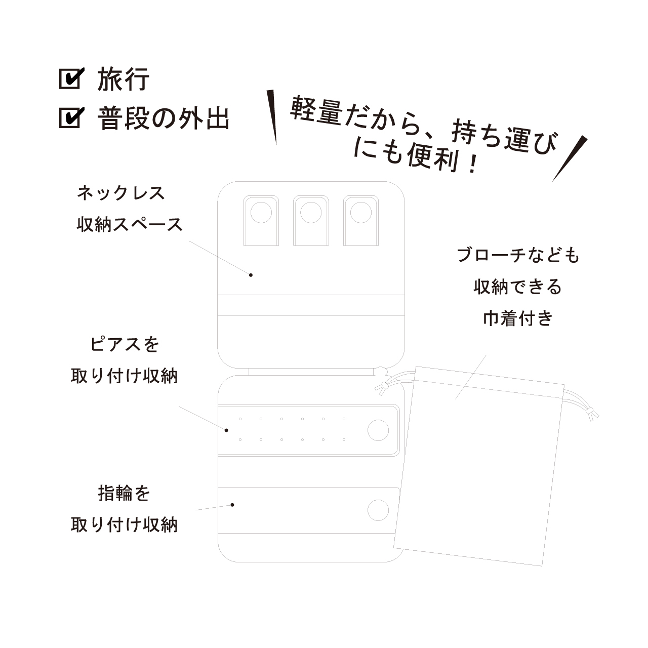 Laperre パールリボンアクセサリーポーチ Kaza カザ 公式通販サイト Laperre パールリボンアクセサリーポーチ Kaza カザ 公式通販サイト
