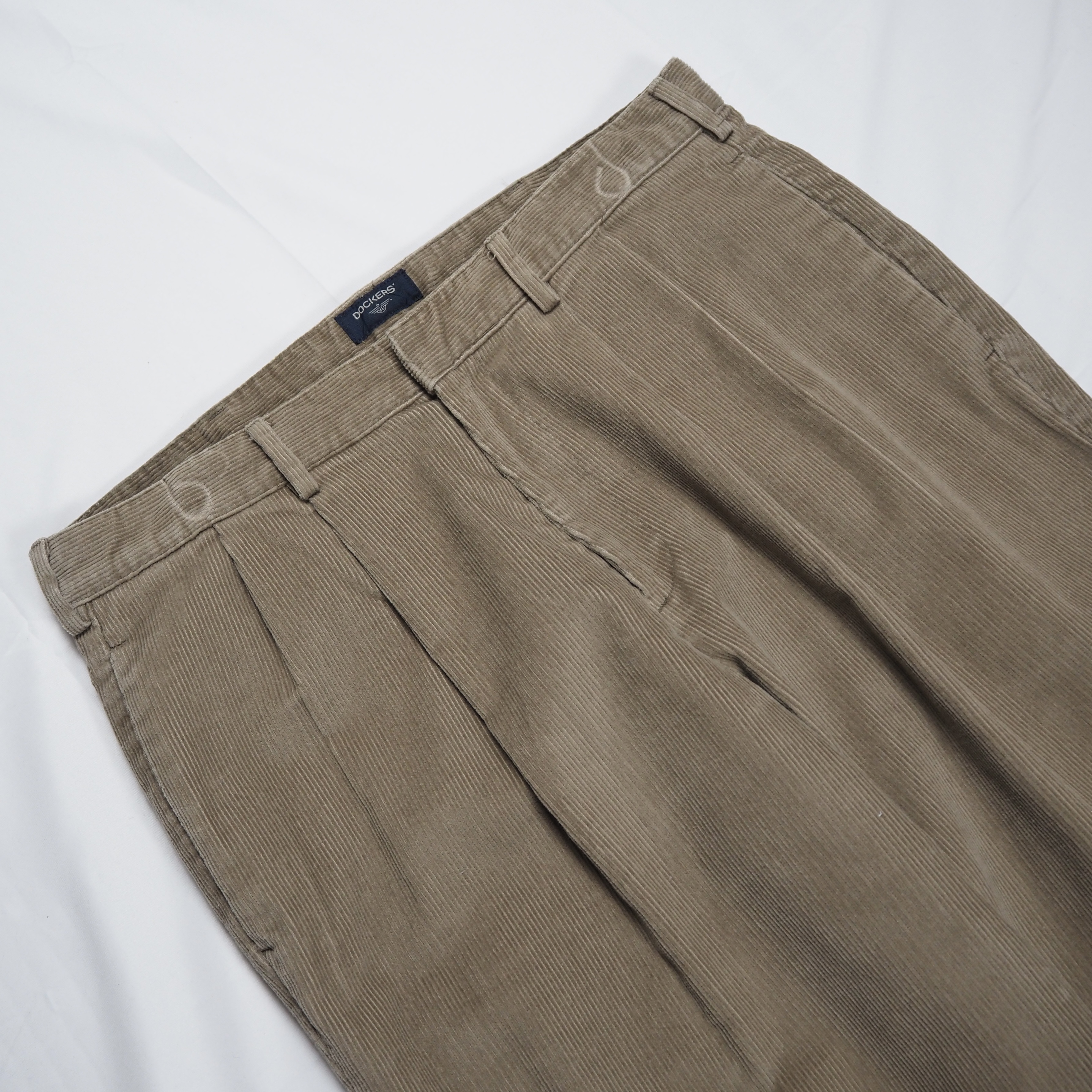 Dockers コーデュロイパンツ 細畝 ブラウン 34×32 の画像 7