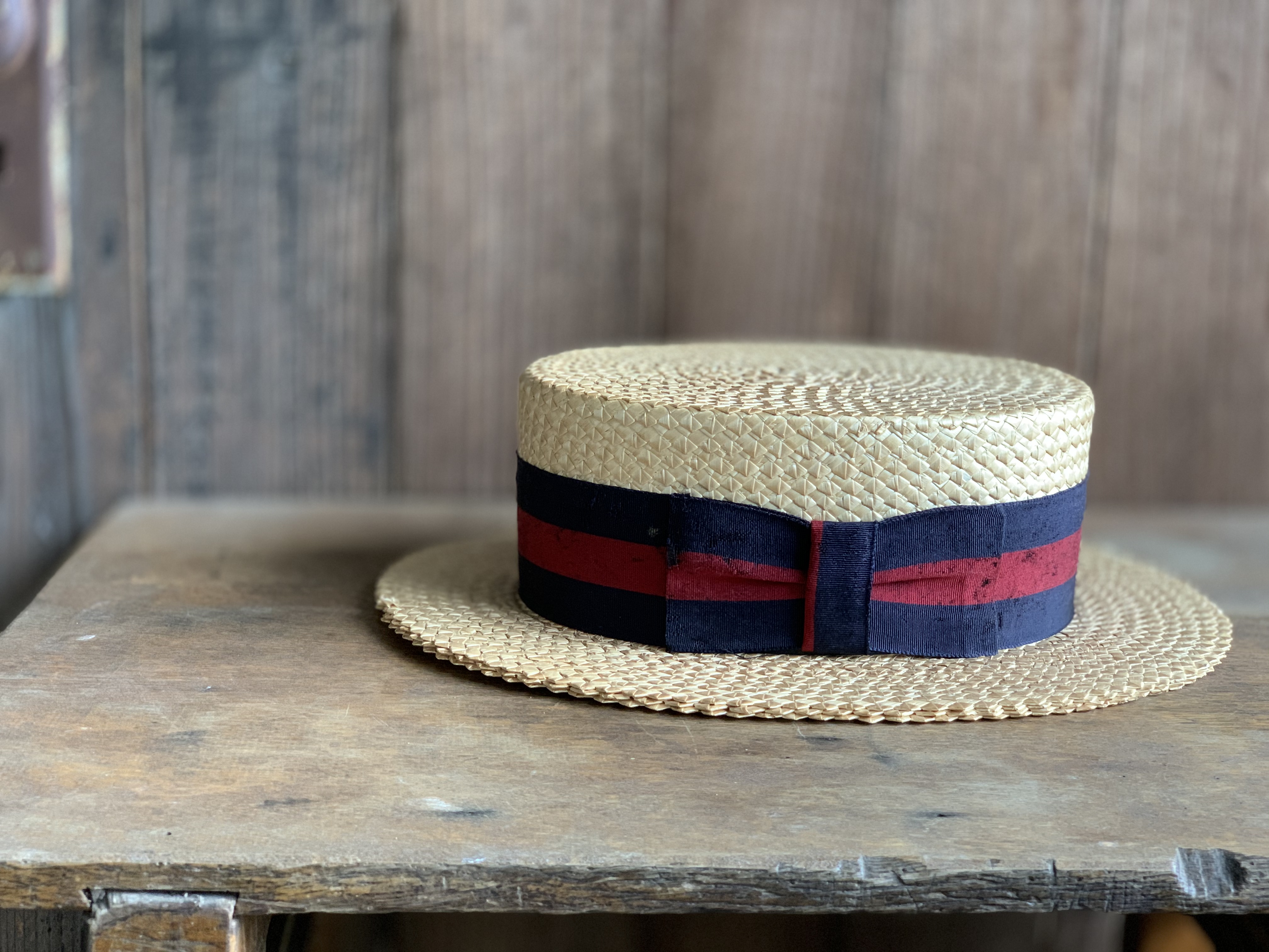 antique straw hats