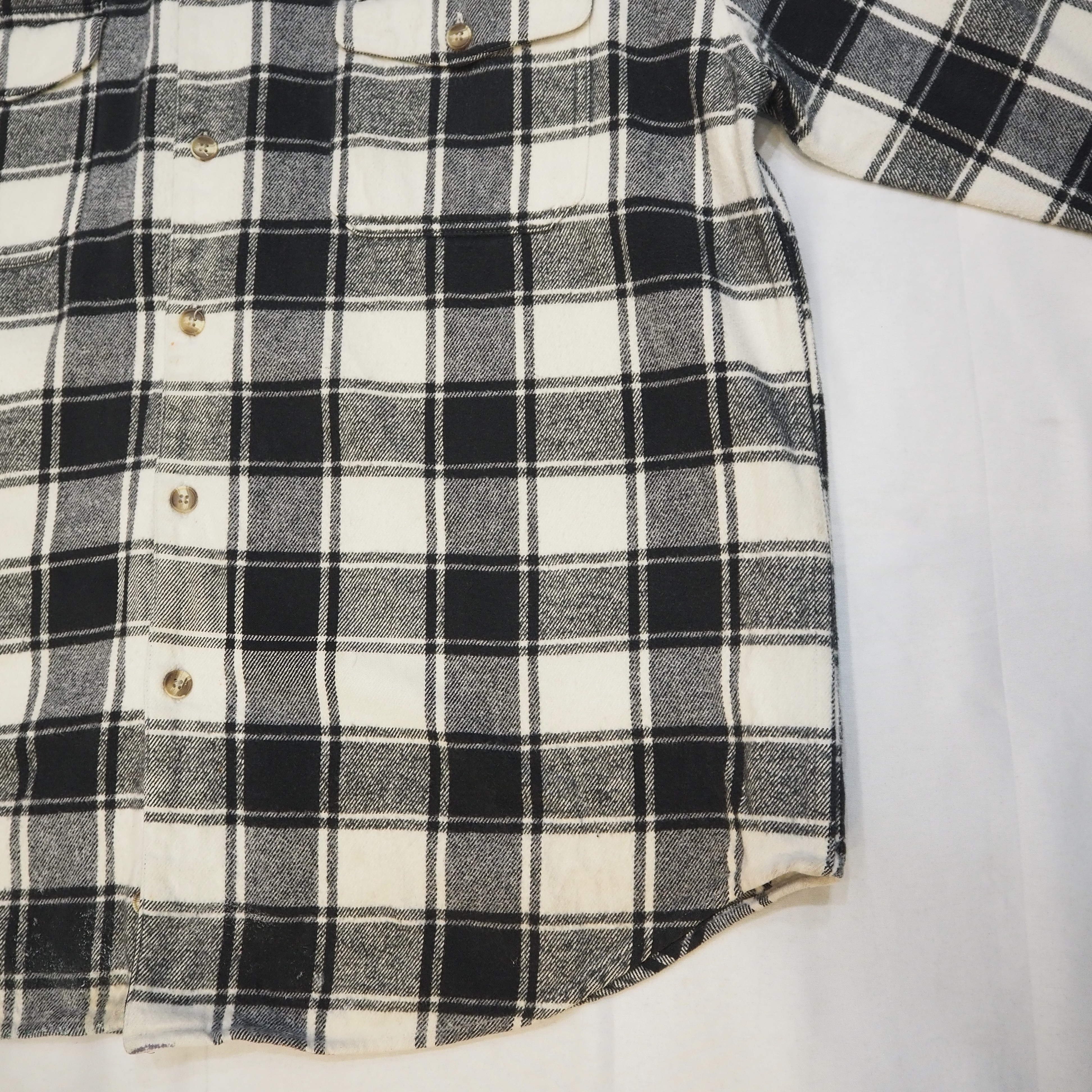 90’s Eddie Bauer Heavy Flannel Shirt Size XL の画像 6