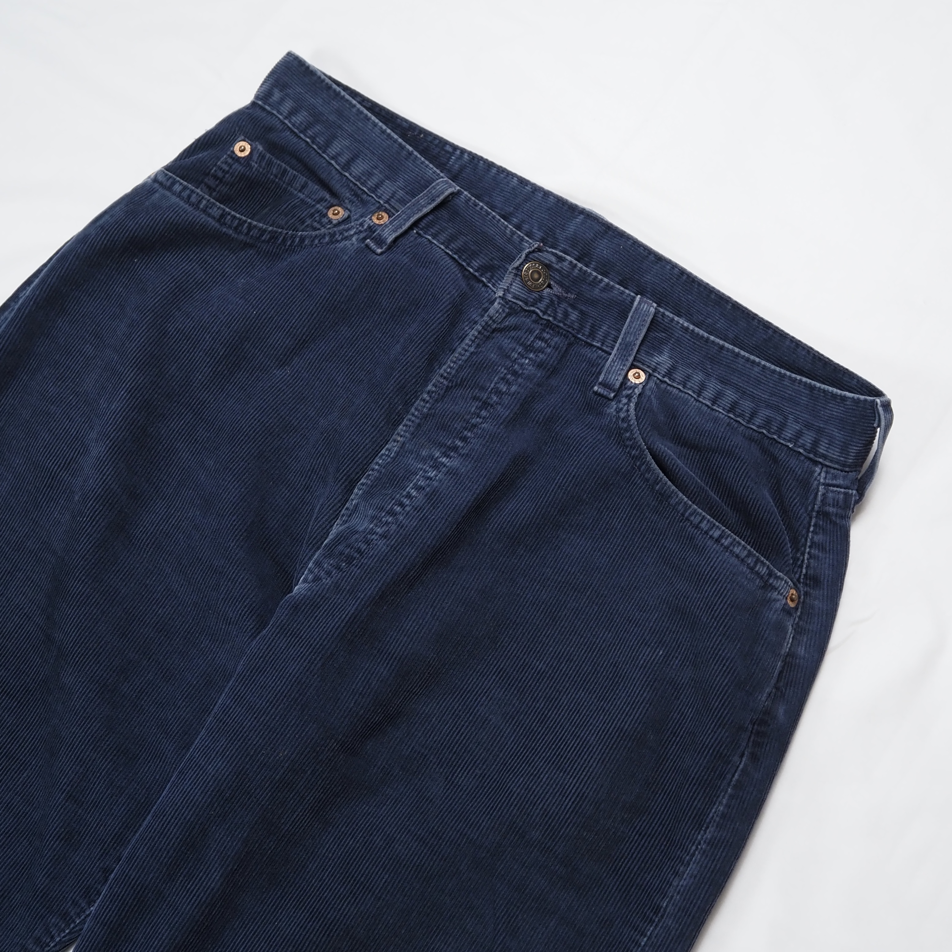 90’s Levi’s 551 コーデュロイパンツ 実寸34×30 ネイビー の画像 2