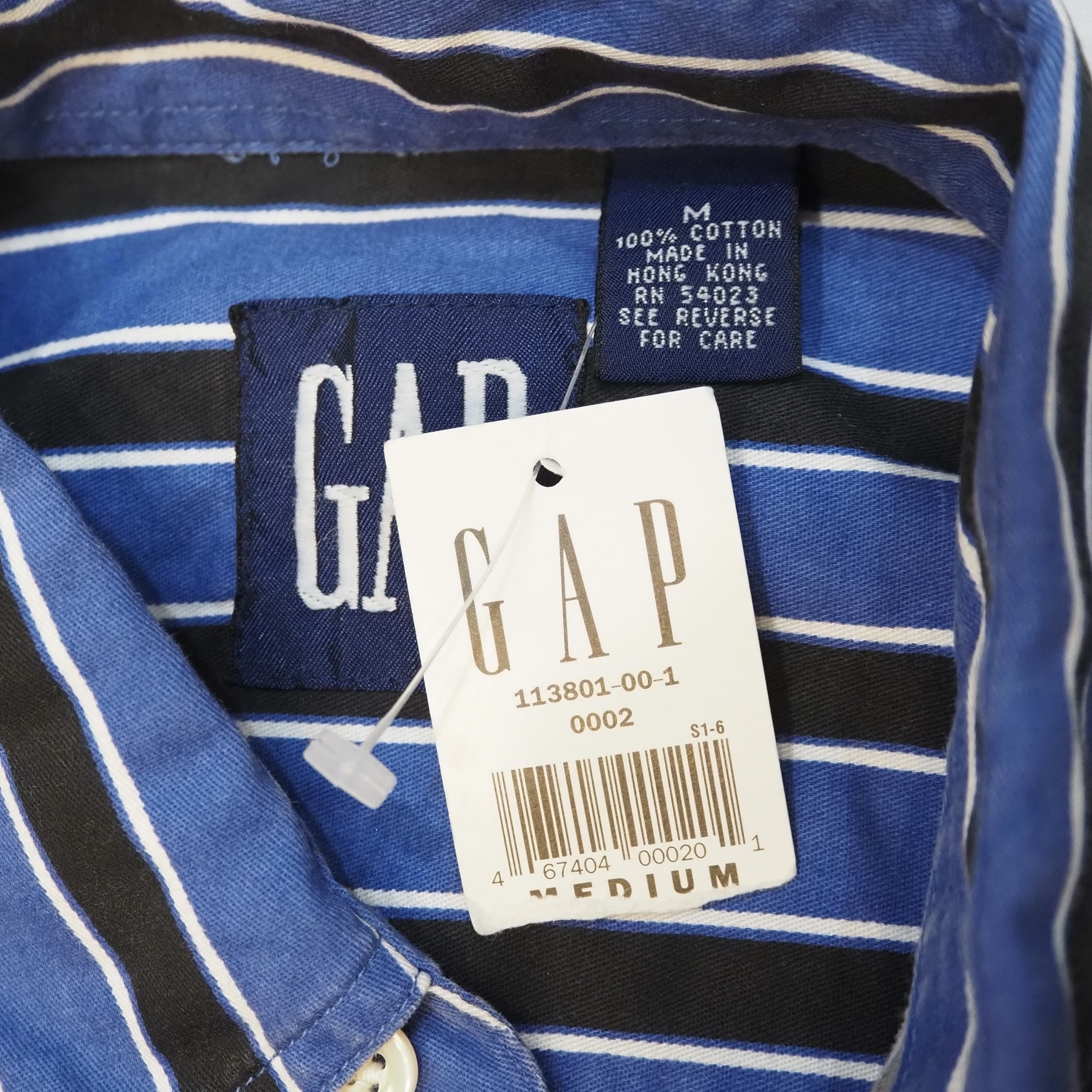90’s OLD GAP BDシャツ デッドストック Mサイズ の画像 8