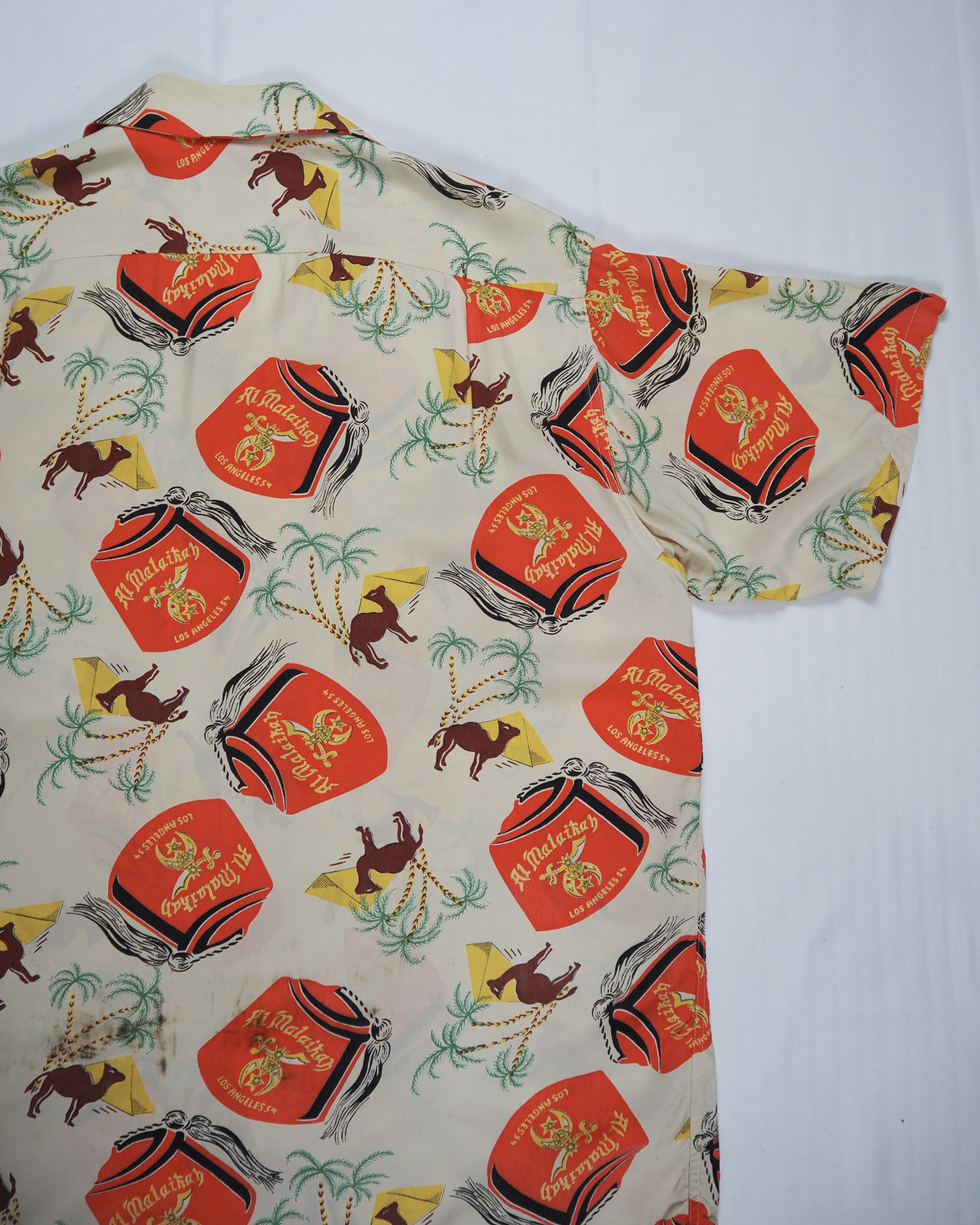 【5/6(水) 20:00入荷】50’s Duke of Hollywood ハワイアンシャツ の画像 15
