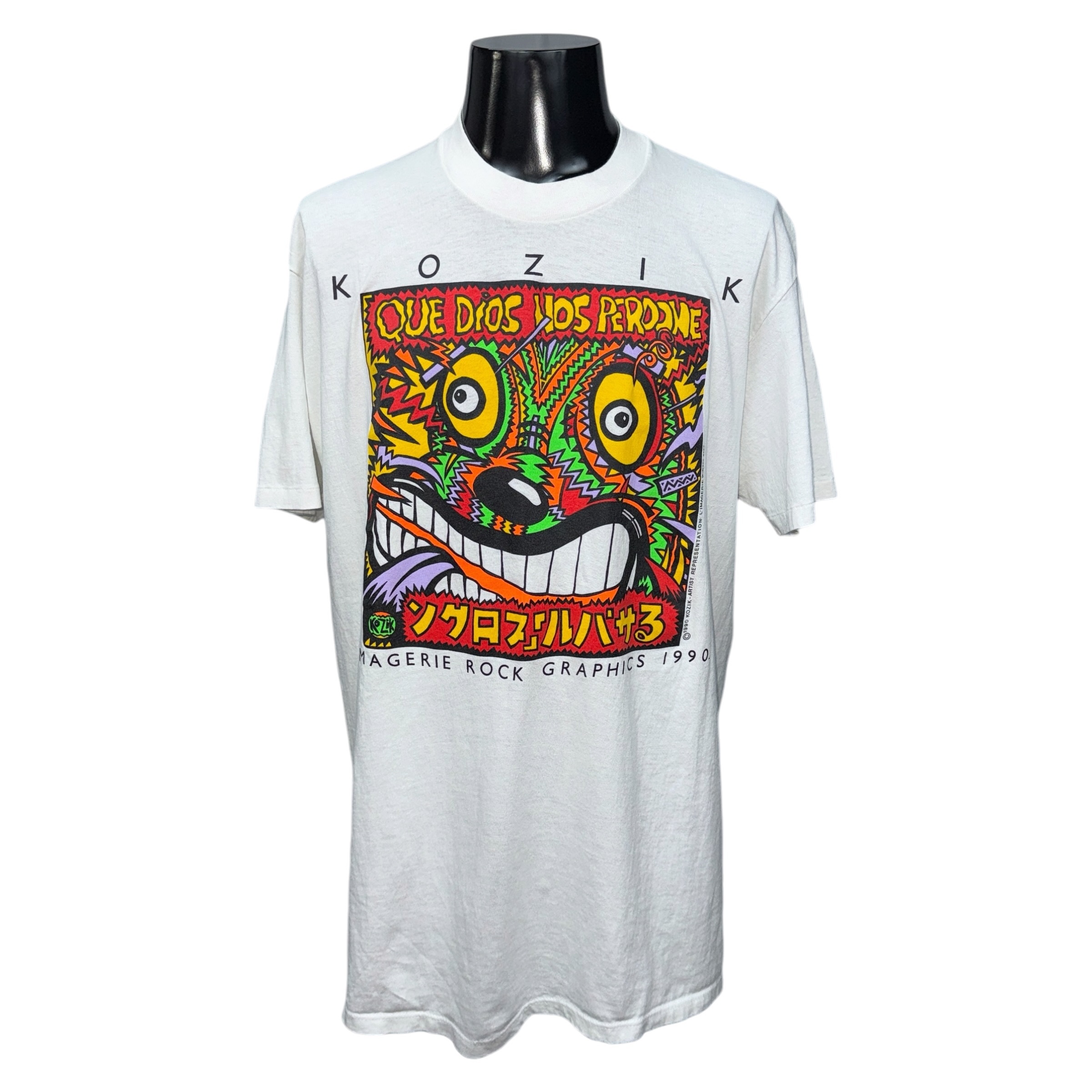 【FRANK KOZIK】フランク・コジック “QUE DIOS VOS PERDONE” 90’s Vintage Tシャツ