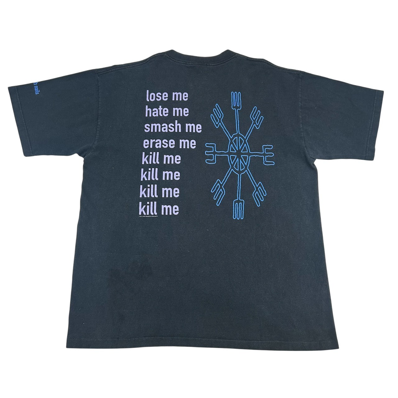 90s Nine Inch Nails Vintage Band T-Shirt XL の画像 2
