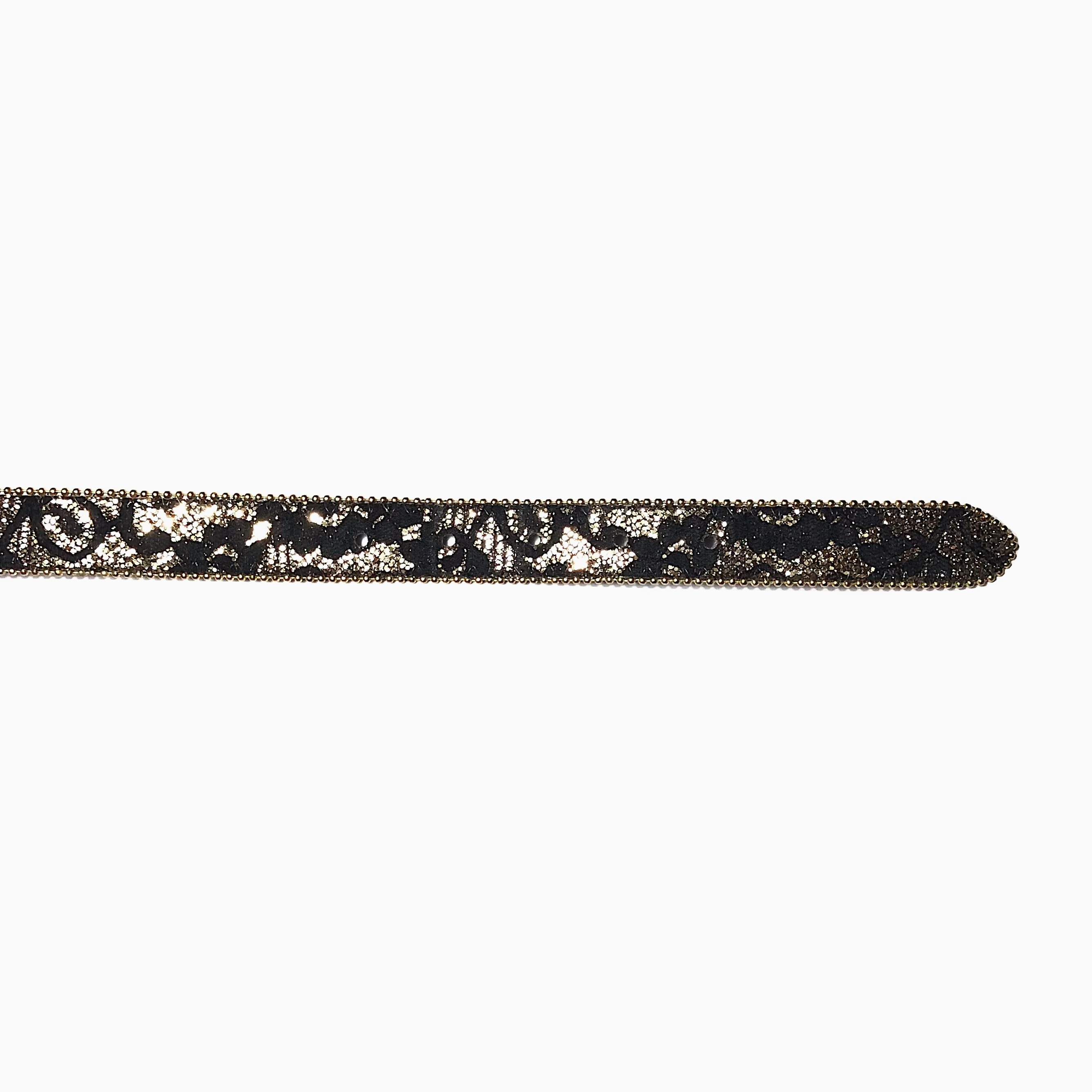 Vintage Embroidery Glitter Belt の画像 3