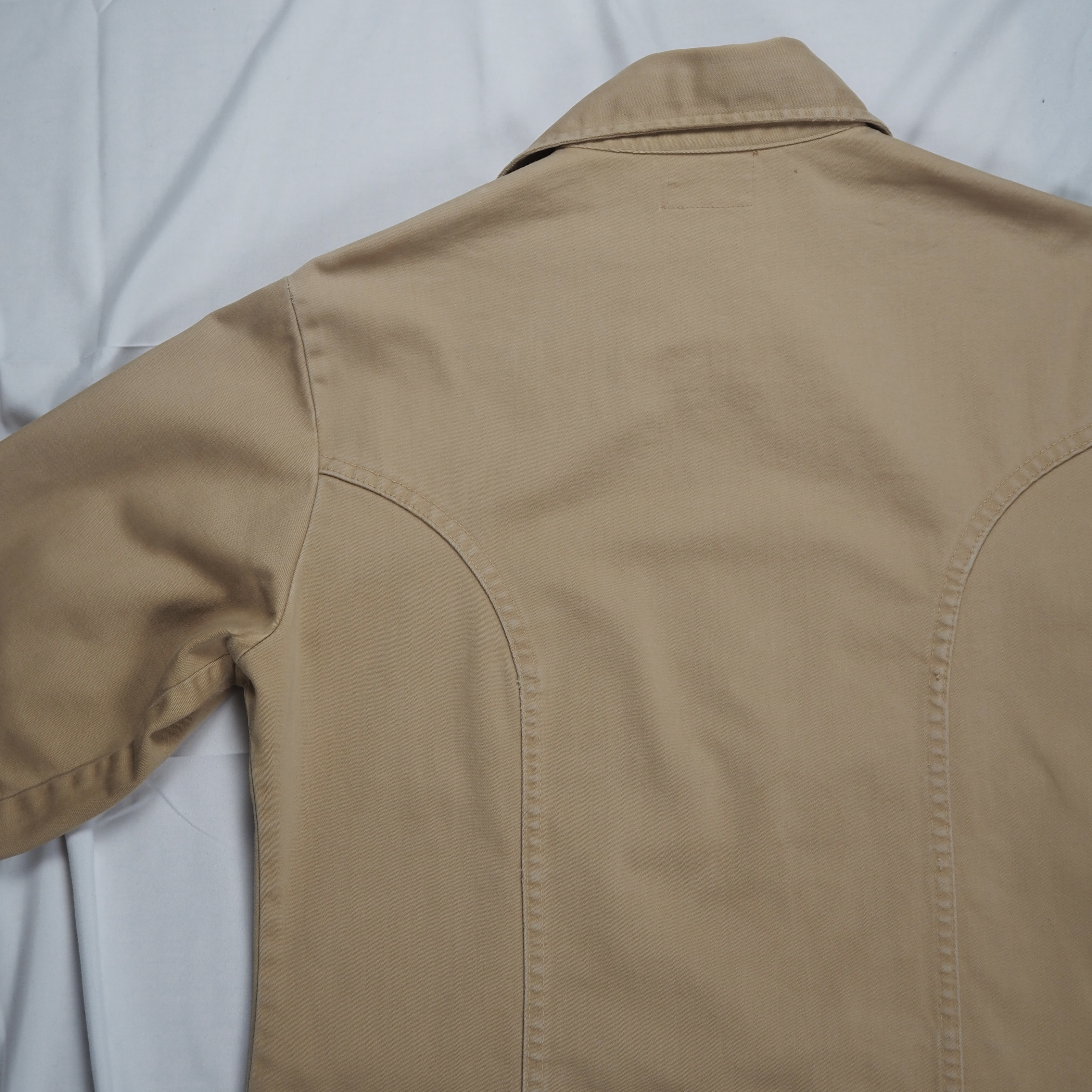 70’s Levi’s ウエスタンシャツ ベージュ ボックスシルエット Mサイズ オンライン限定商品 の画像 15
