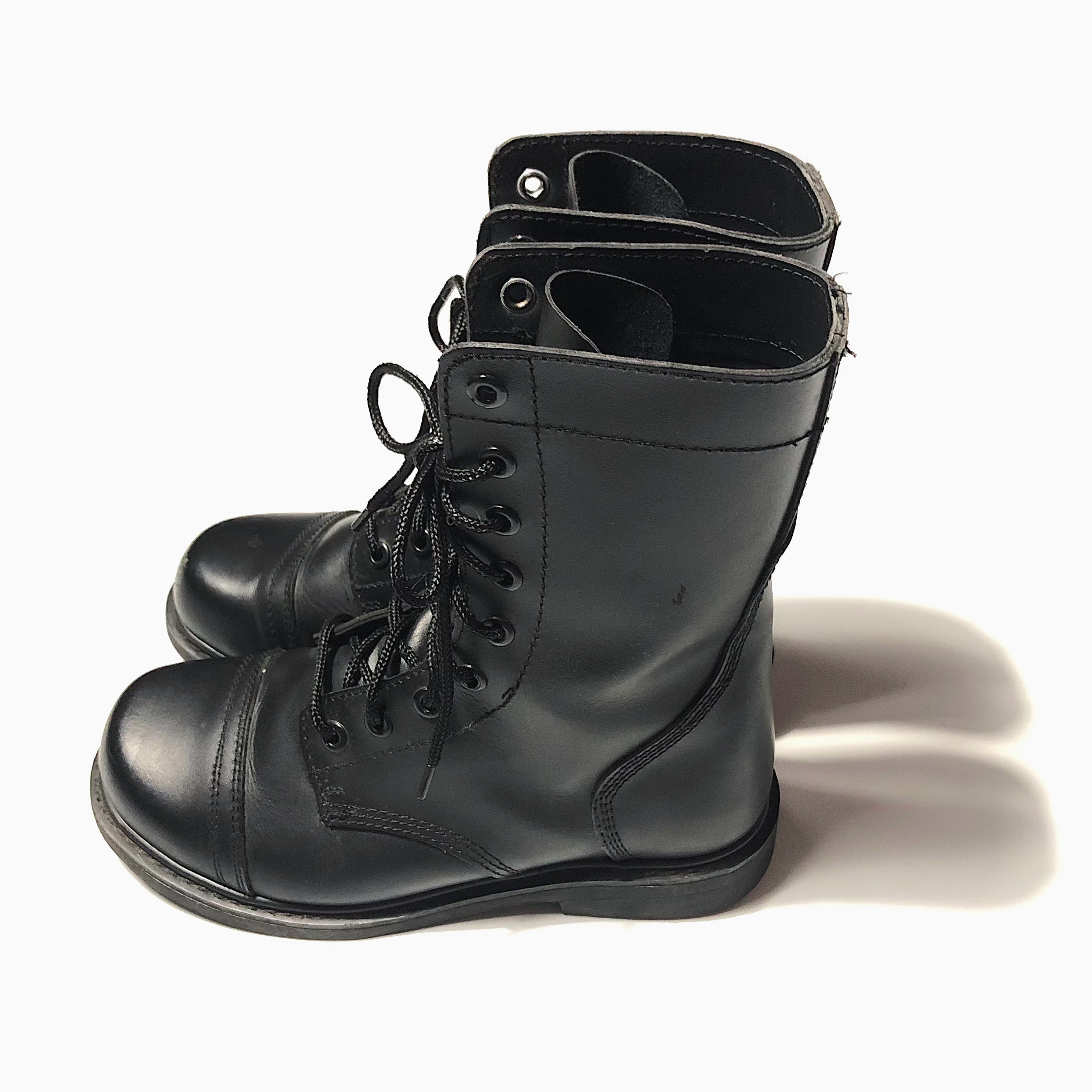 Vintage Lace-up Leather Boots の画像 2