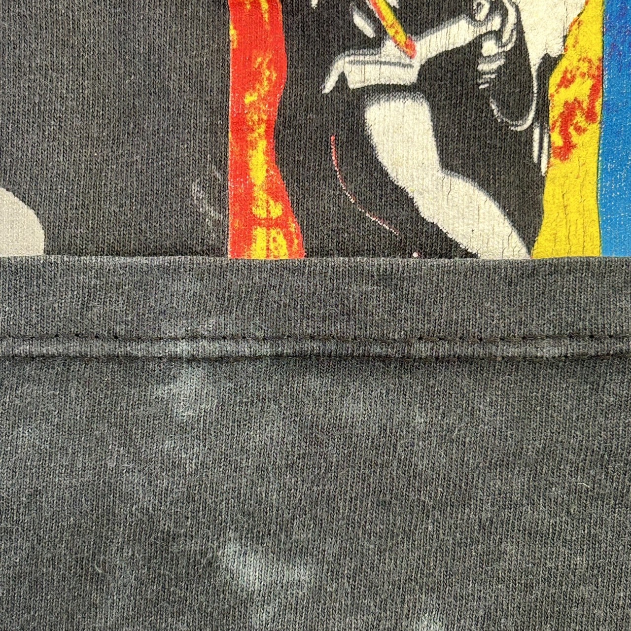 Metallica × Guns N' Roses パロディグラフィック バンドTシャツ L の画像 9