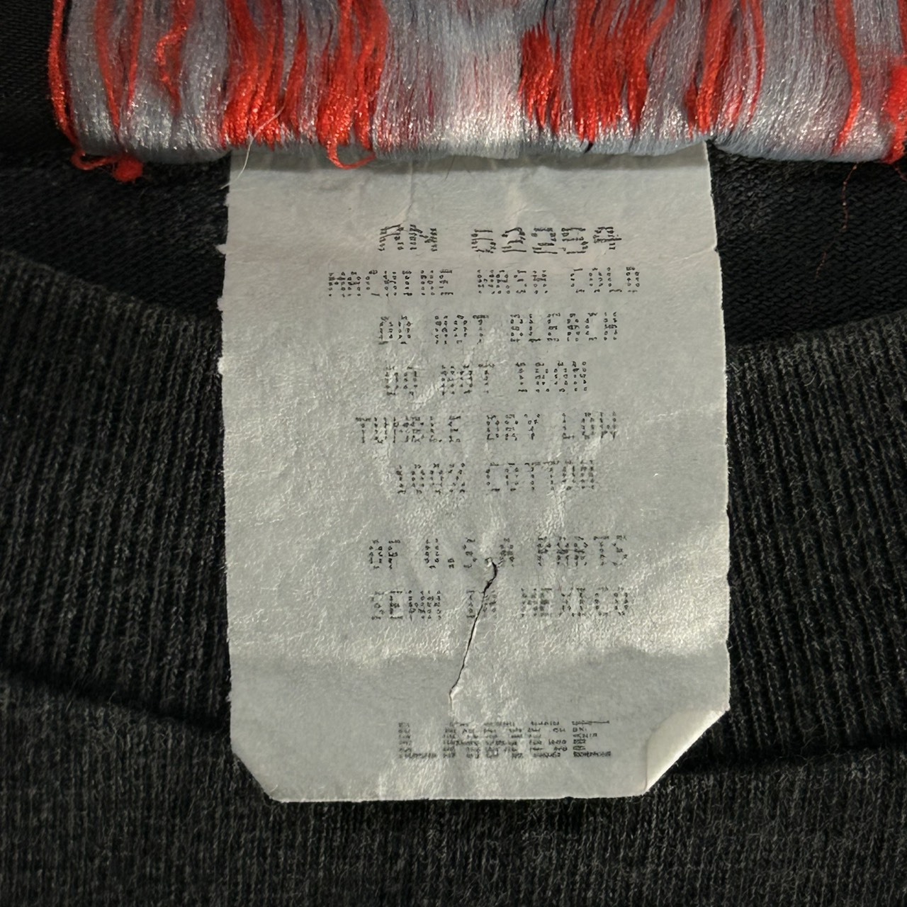 Marilyn Manson Embroidered Logo L/S T-Shirt Black L の画像 4