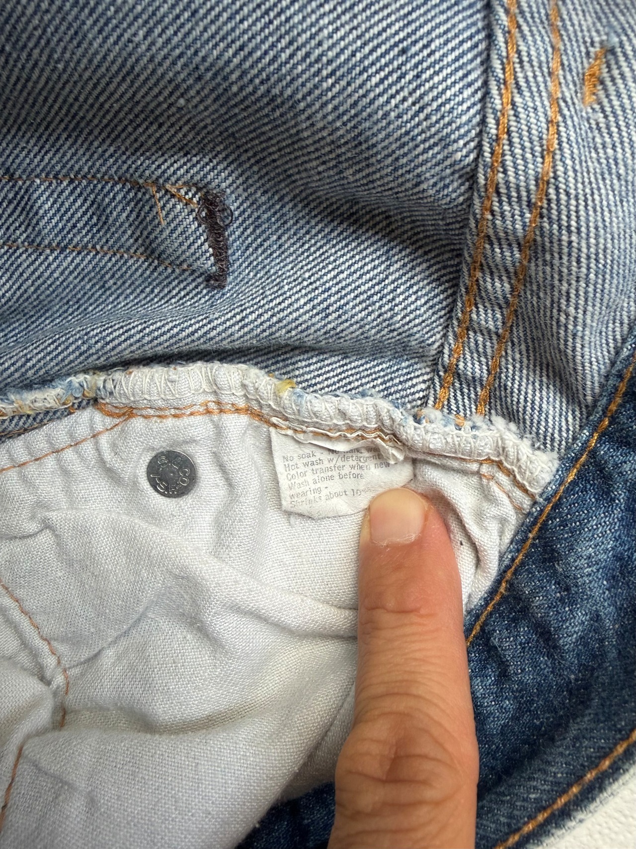 80s Levi's 501 80クロカン W34 L32 リーバイス の画像 6