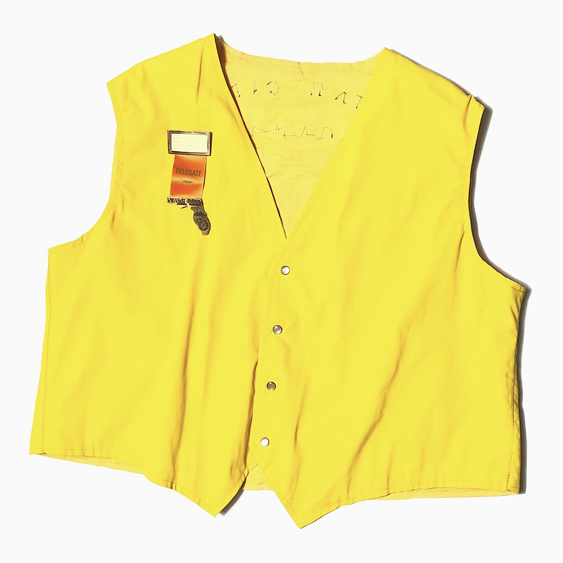 Vintage 90's "STAR CITY BRANCH BEVERLY HILLS" Patch Vest の画像 2