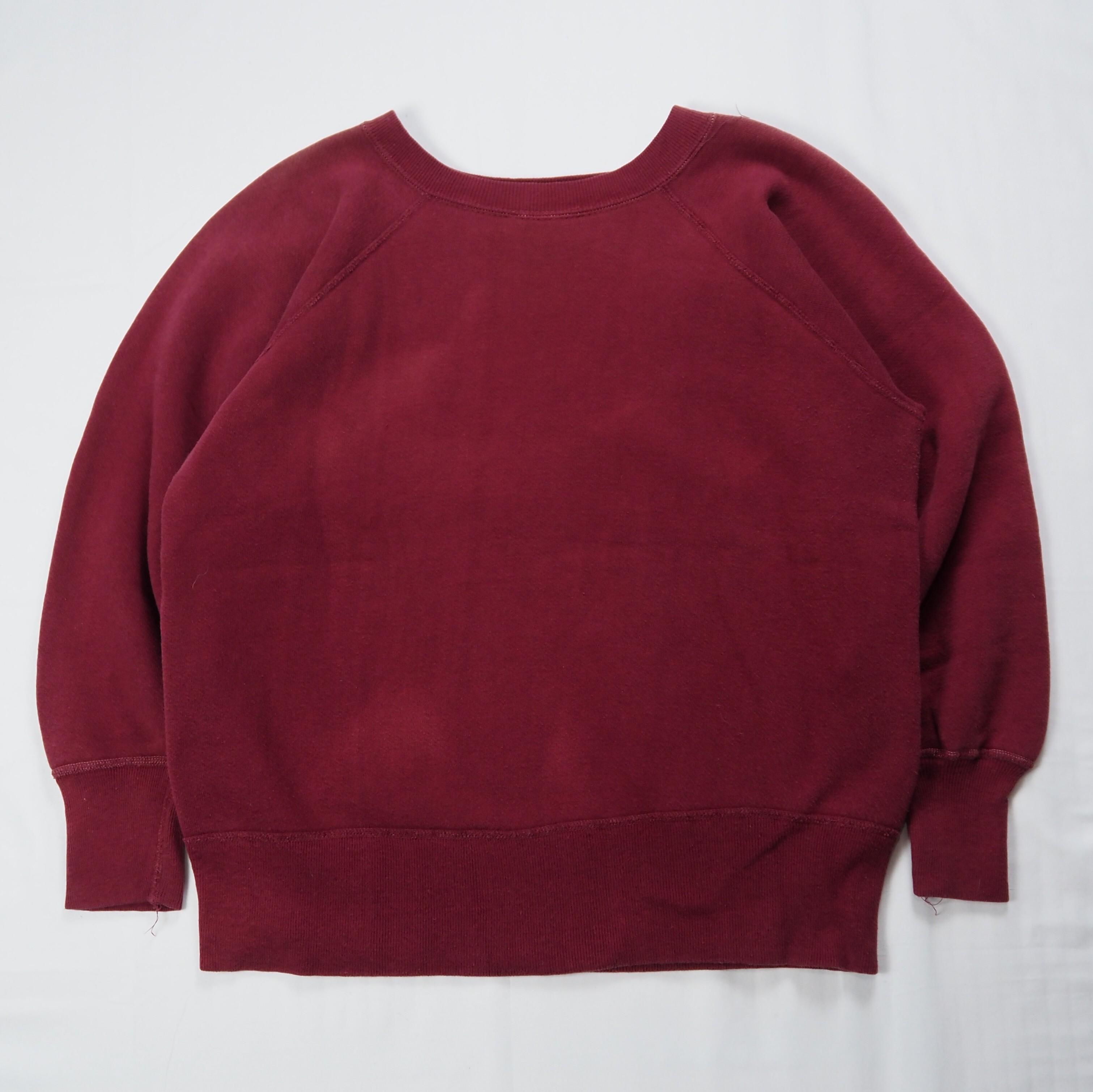 【9/23 20:00入荷】60's Champion ランタグ カレッジスウェット ワインレッド の画像 12