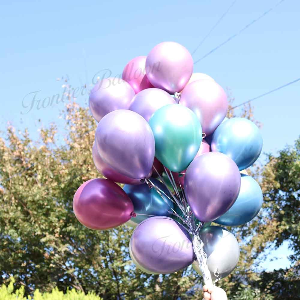 メタルパールバルーン シルバー 極厚風船 10個 セット結婚式 二次会 誕生日 パーティー クラブ 飾りつけ おしゃれ Fta179 幸せを運ぶ風船 Shopフロンティアバルーン