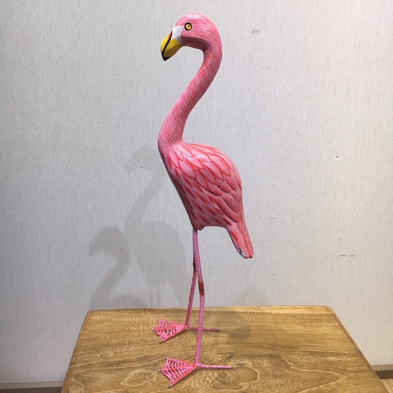 木製フラミンゴ 36cm 鳥のオブジェ インテリア バリ雑貨 アジアン雑貨 手作り人形 置物 木彫り ウッド ピンク オブジェ ディスプレイ アジアンファクトリー 木製フラミンゴ 36cm 鳥のオブジェ インテリア バリ雑貨 アジアン雑貨 手作り人形 置物 木彫り ウッド ピンク オブジェ ディスプレイ アジアンファクトリー