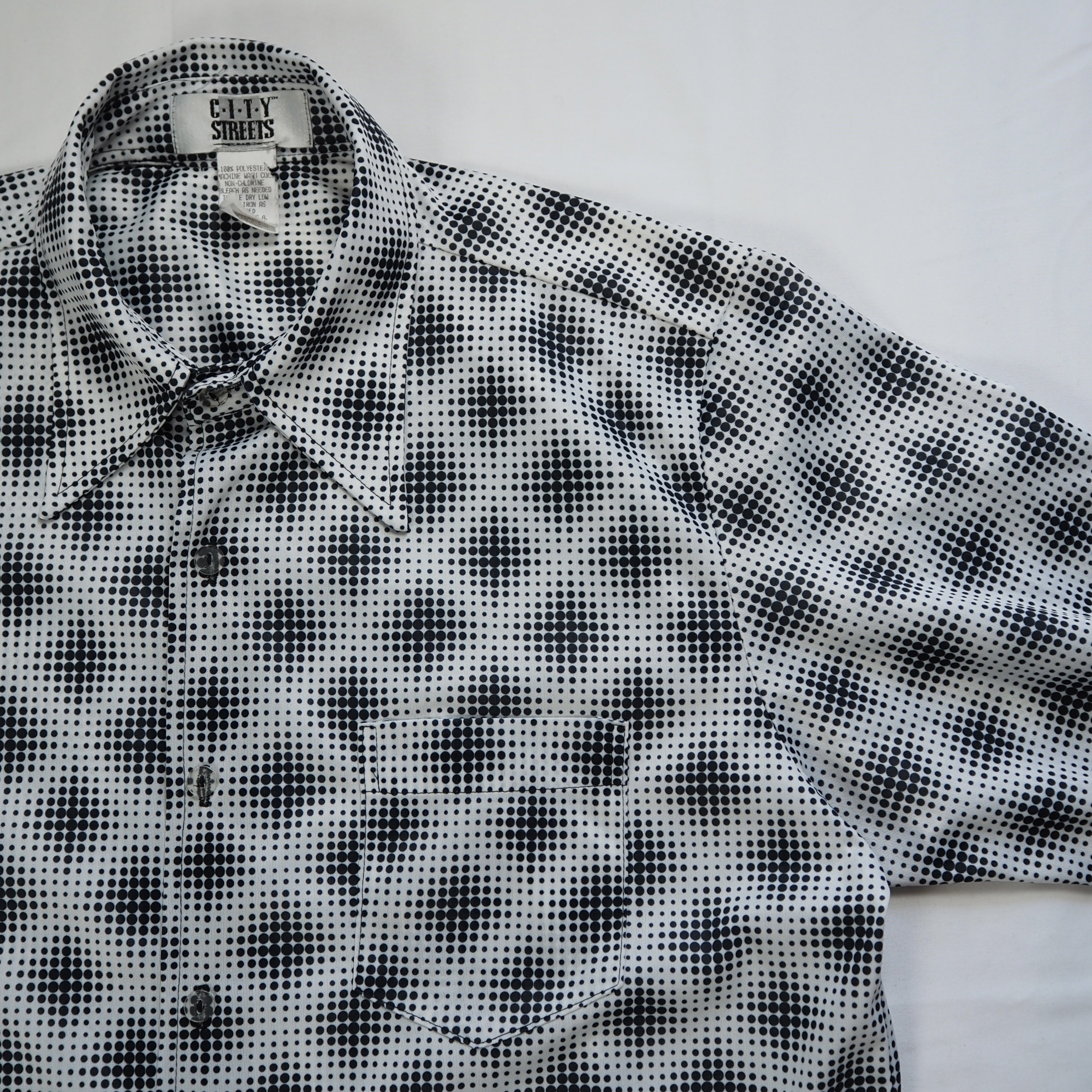 90’s City Street ロングスリーブシャツ アメリカ製 の画像 4