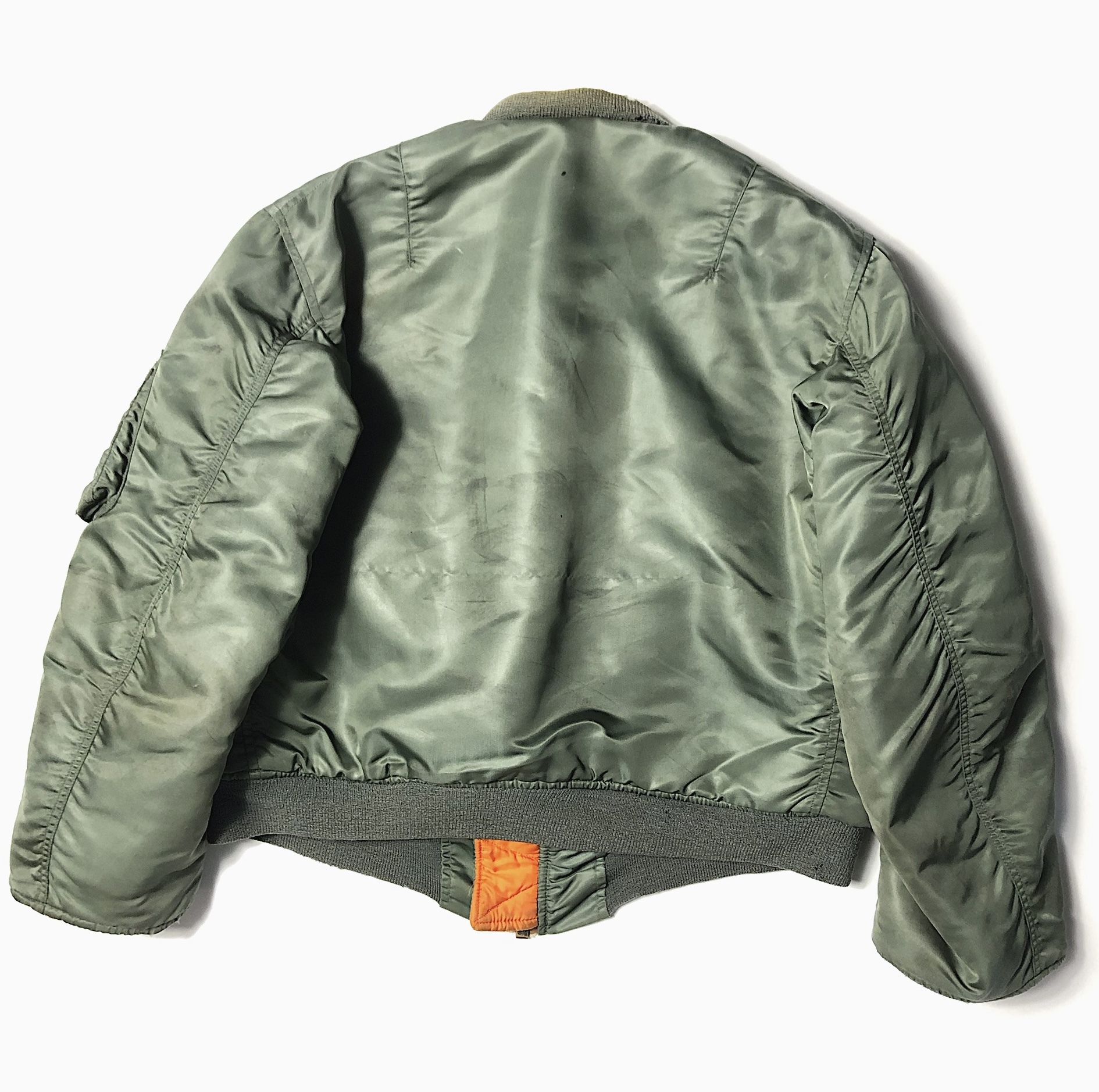 Vintage 70's【ALPHA INDUSTRIES,INC.】Grunge MA-1 Flight Jacket の画像 2