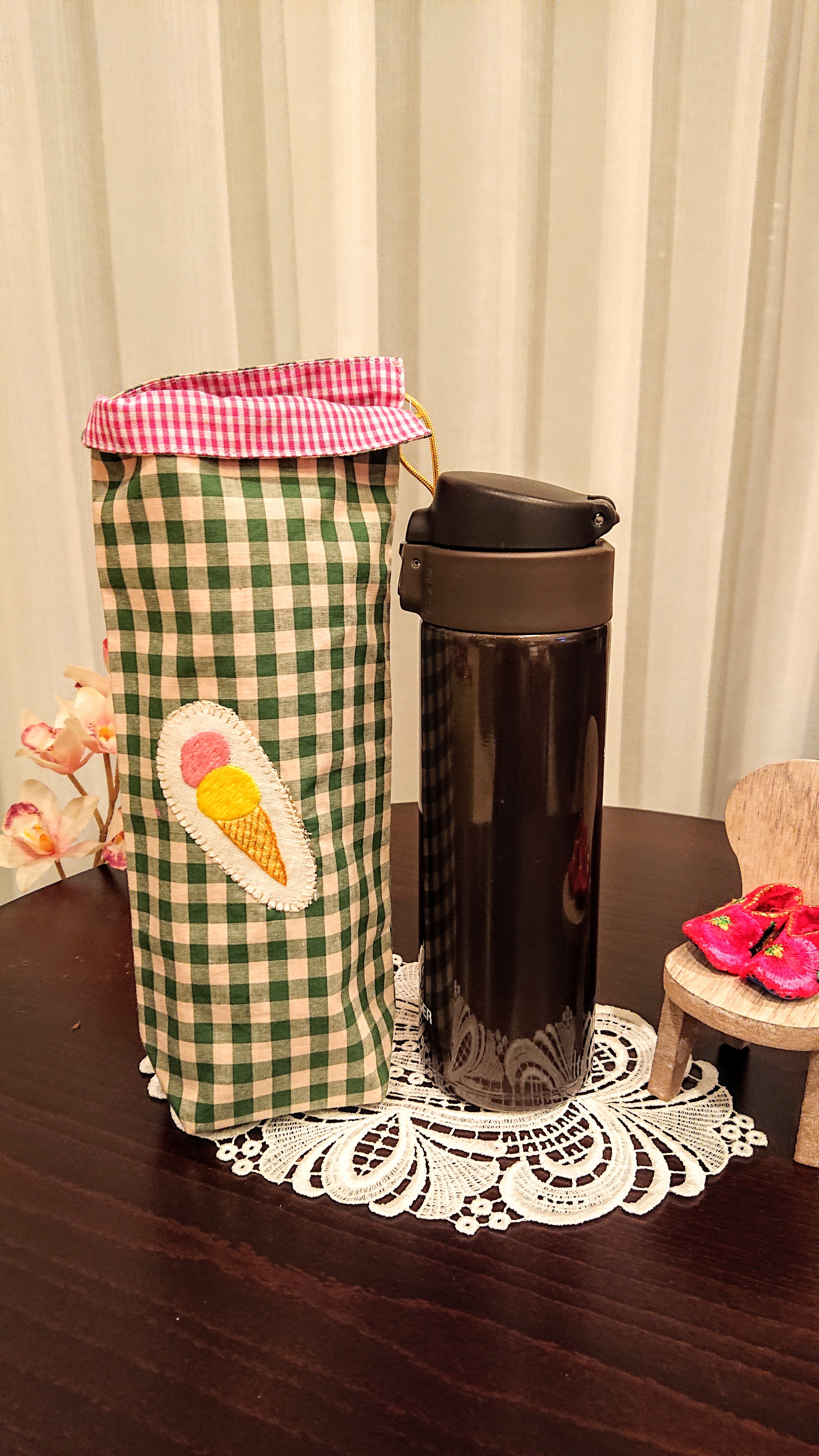 刺繍ペットボトルケース 水筒ケース ハンドメイド Ethnic Tea Salon 刺繍ペットボトルケース 水筒ケース ハンドメイド Ethnic Tea Salon
