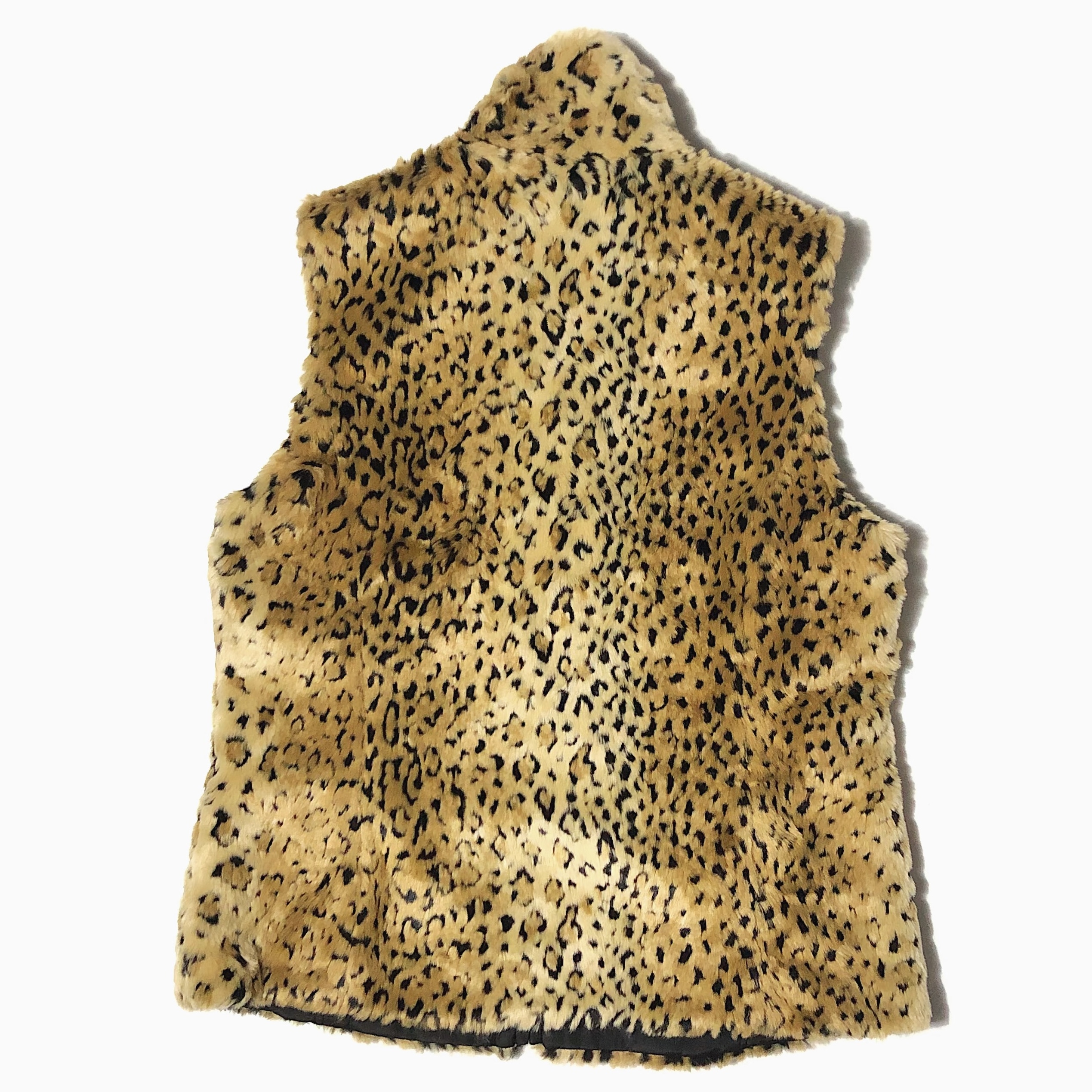 Vintage 80〜90's Leopard Fur Vest の画像 2