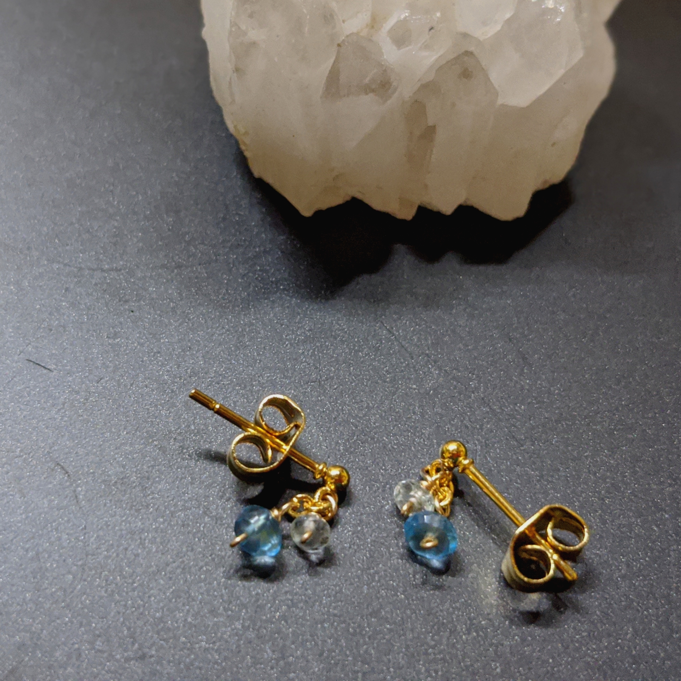 581 セカンドピアス ブルートパーズ アクアマリン Pietra Pietra ピエトラ ピエトラ 581 セカンドピアス ブルートパーズ アクアマリン Pietra Pietra ピエトラ ピエトラ