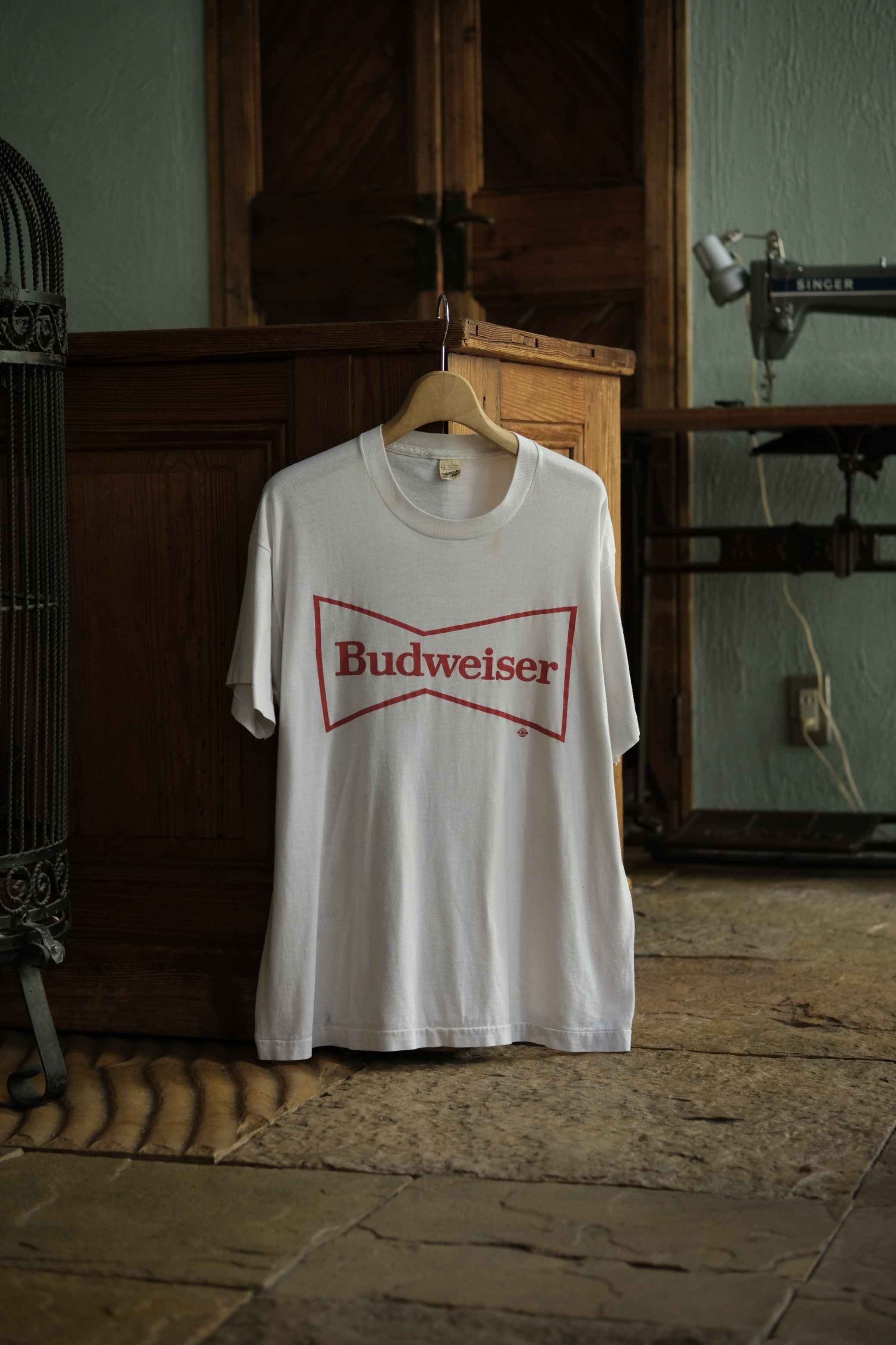 Utah/80's "Budweiser" print tee shirt