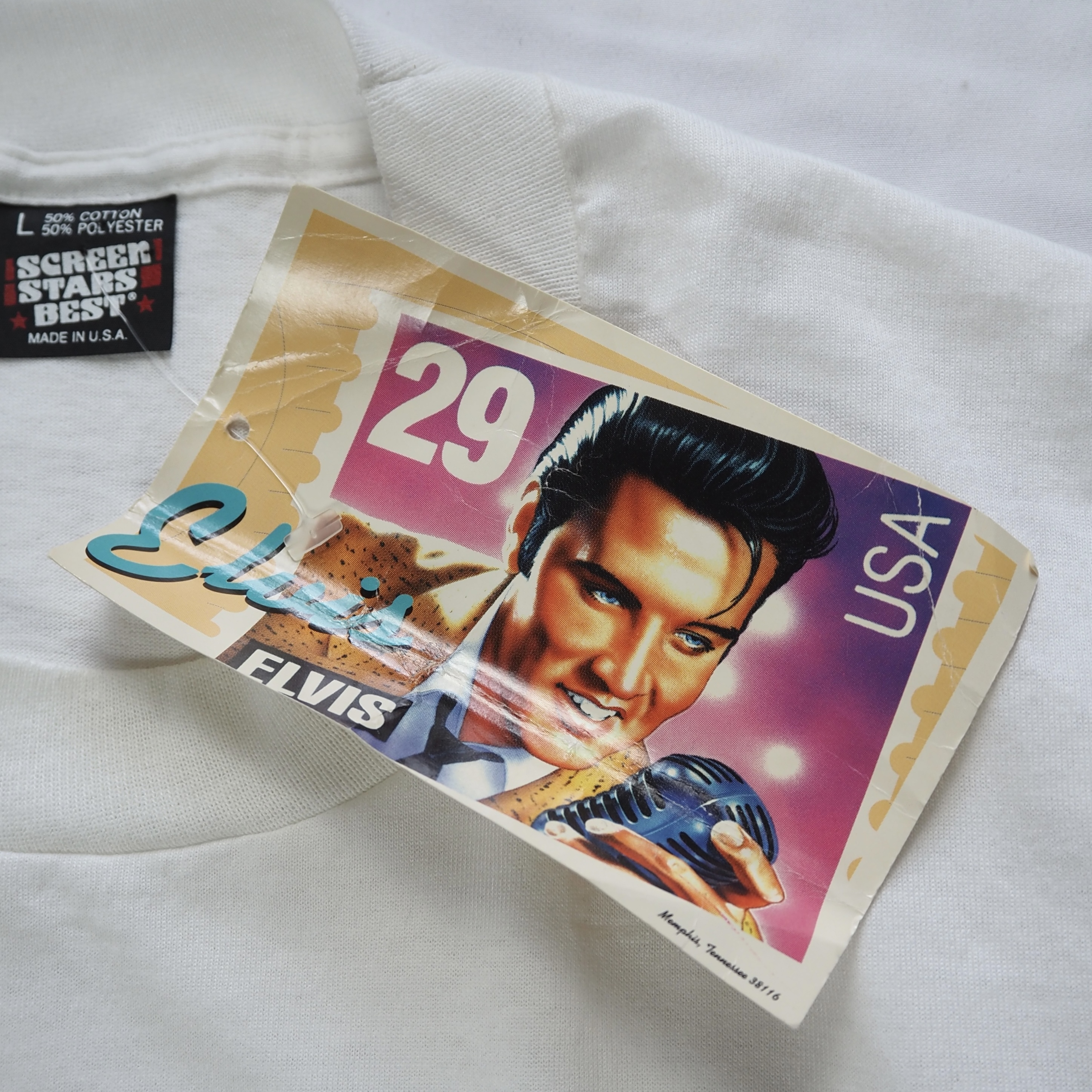90’s Elvis Presley Tシャツ デッドストック Lサイズ の画像 3
