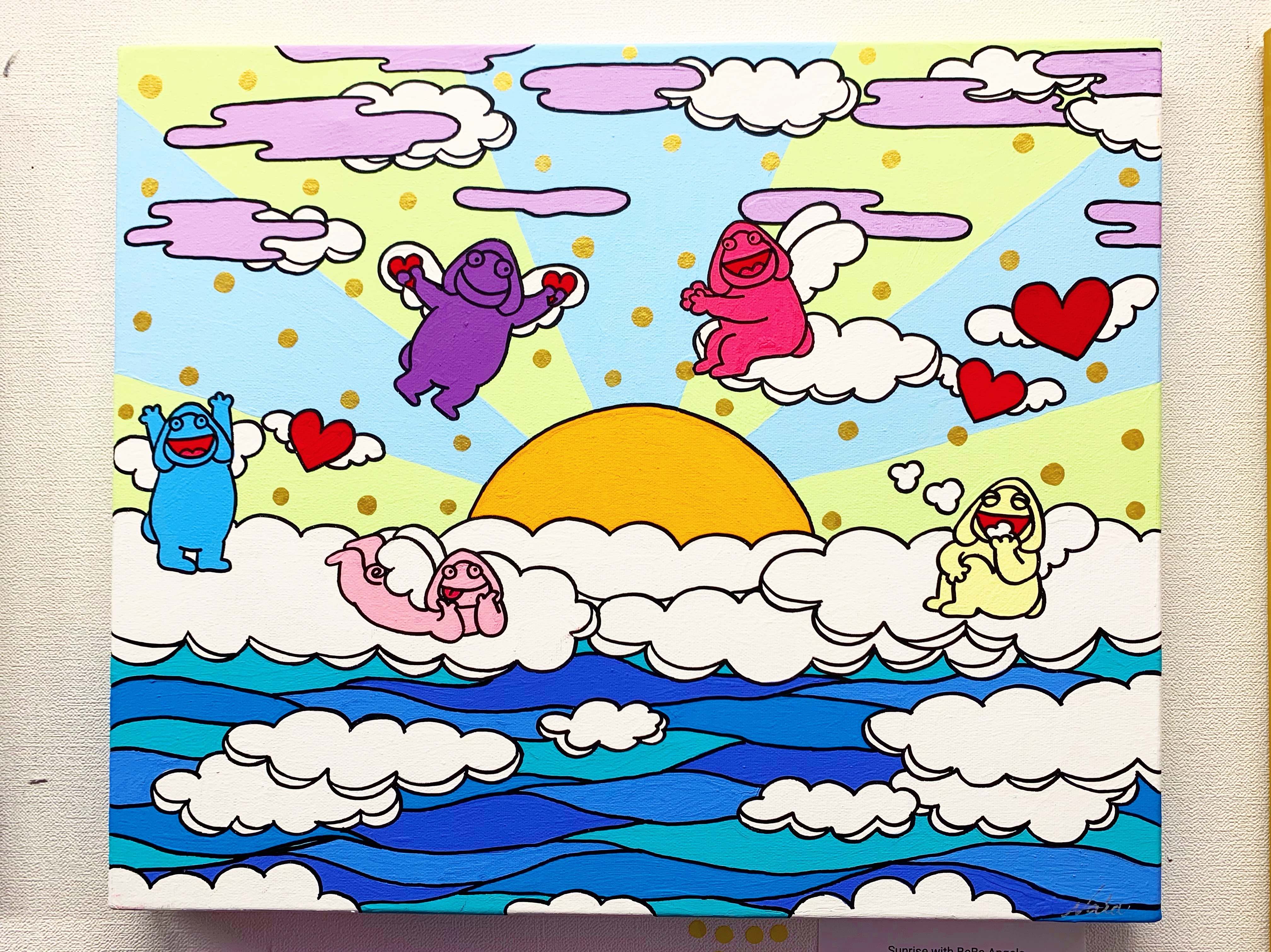 Sunrise With Bebe Angels 天使べべちゃん Naia Art