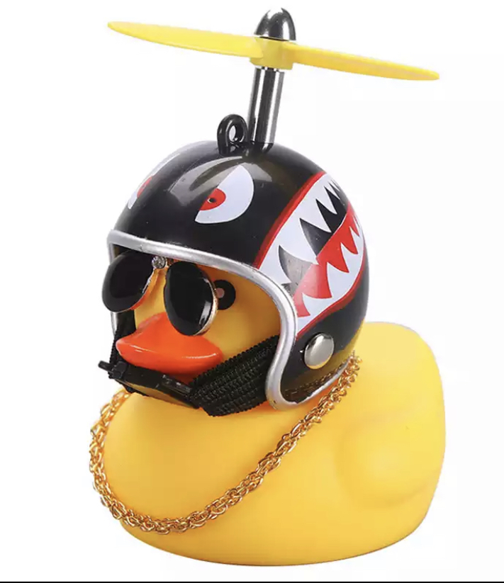 オープン特価‼️ アヒル隊長 自転車 車 ライト ヘルメット パフベル tkmtoy